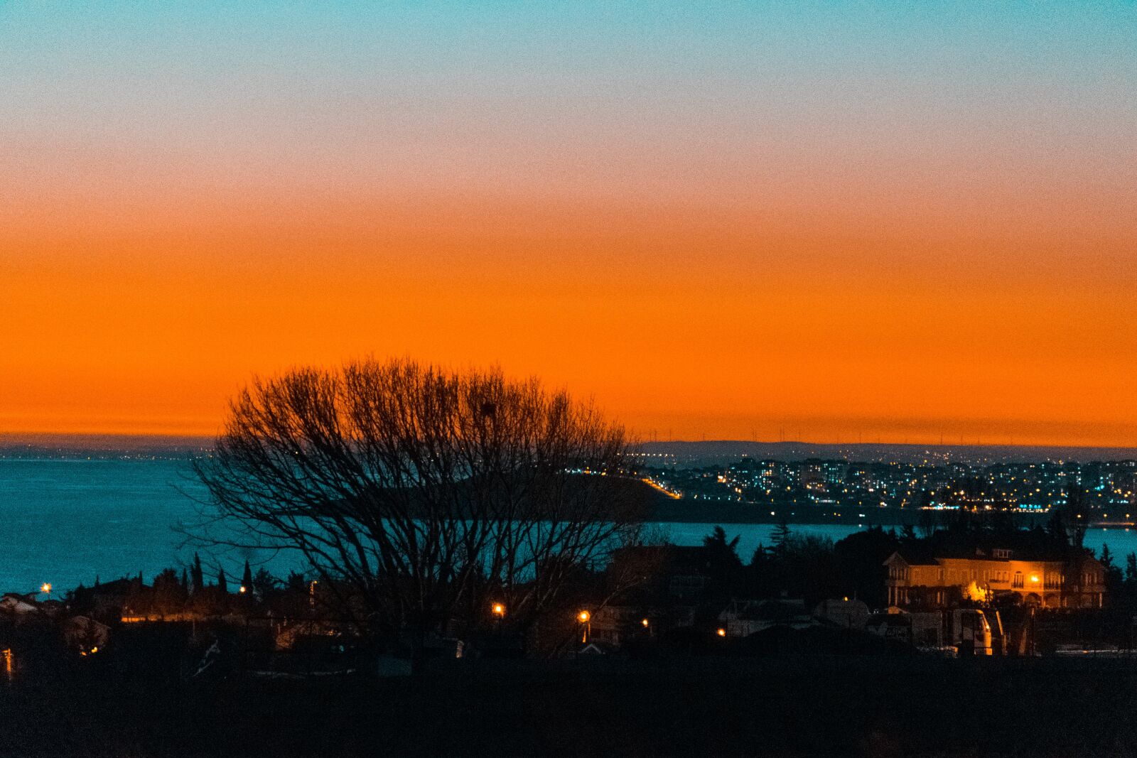 Nikon D5300 sample photo. Sunset, landscape, orange photography