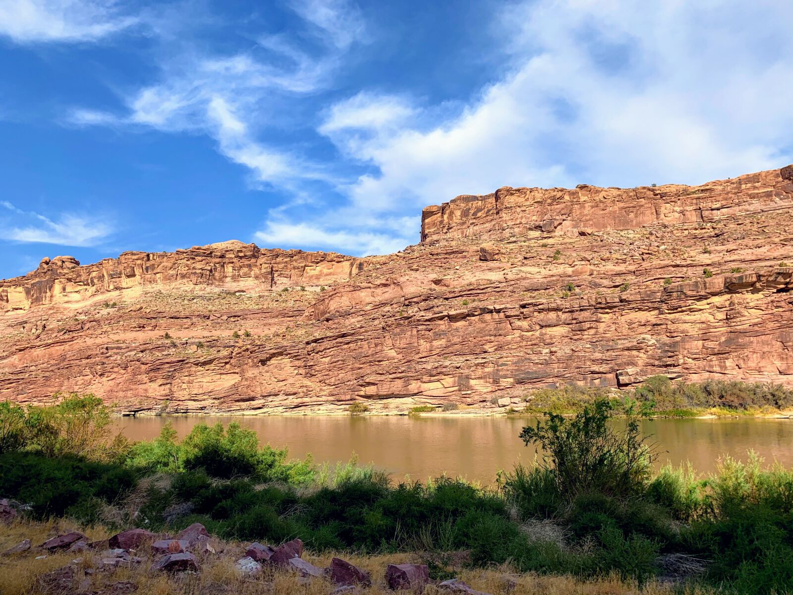 Apple iPhone XS sample photo. Utah, moab, colorado river photography