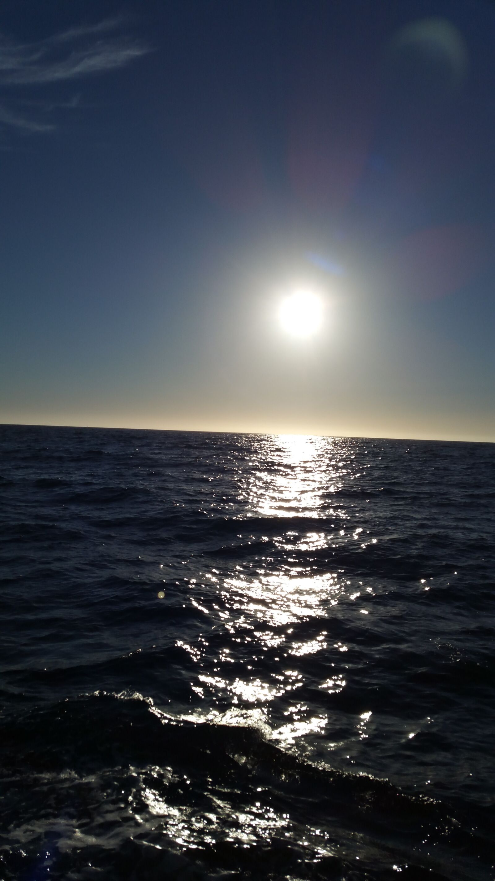 Samsung Galaxy Note4 sample photo. Ocean, sunset, water photography