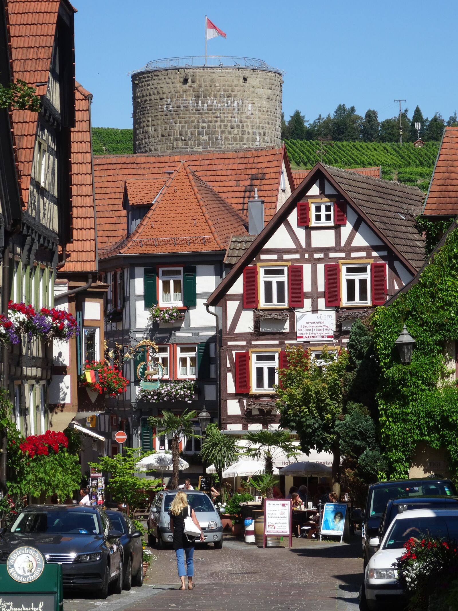 Sony Cyber-shot DSC-HX50V sample photo. Besigheim, historic center, horn photography