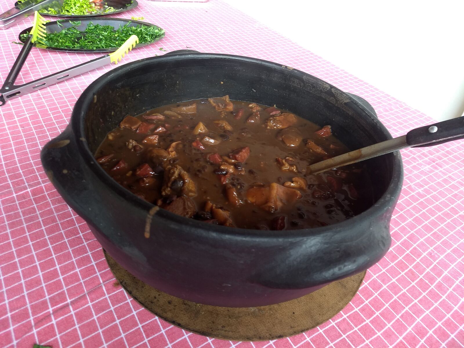 Motorola Moto G (5) Plus sample photo. Feijoada, feijão, food photography