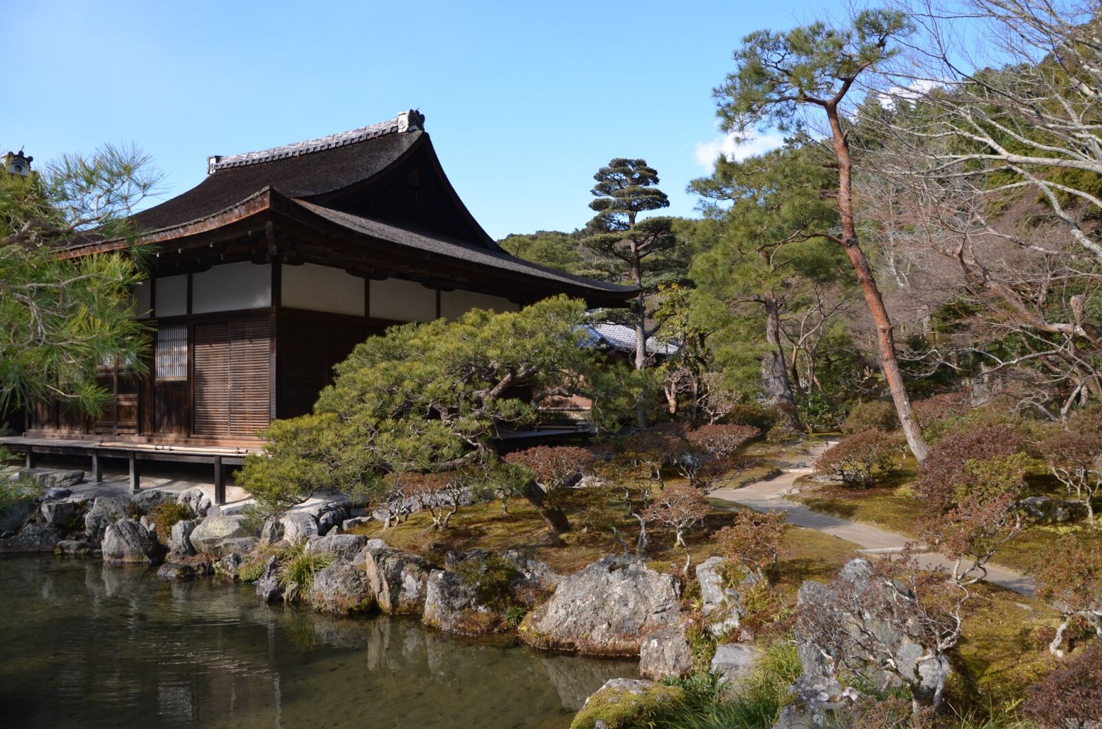 Nikon D5100 sample photo. Ginkaku-ji, temple, garden photography
