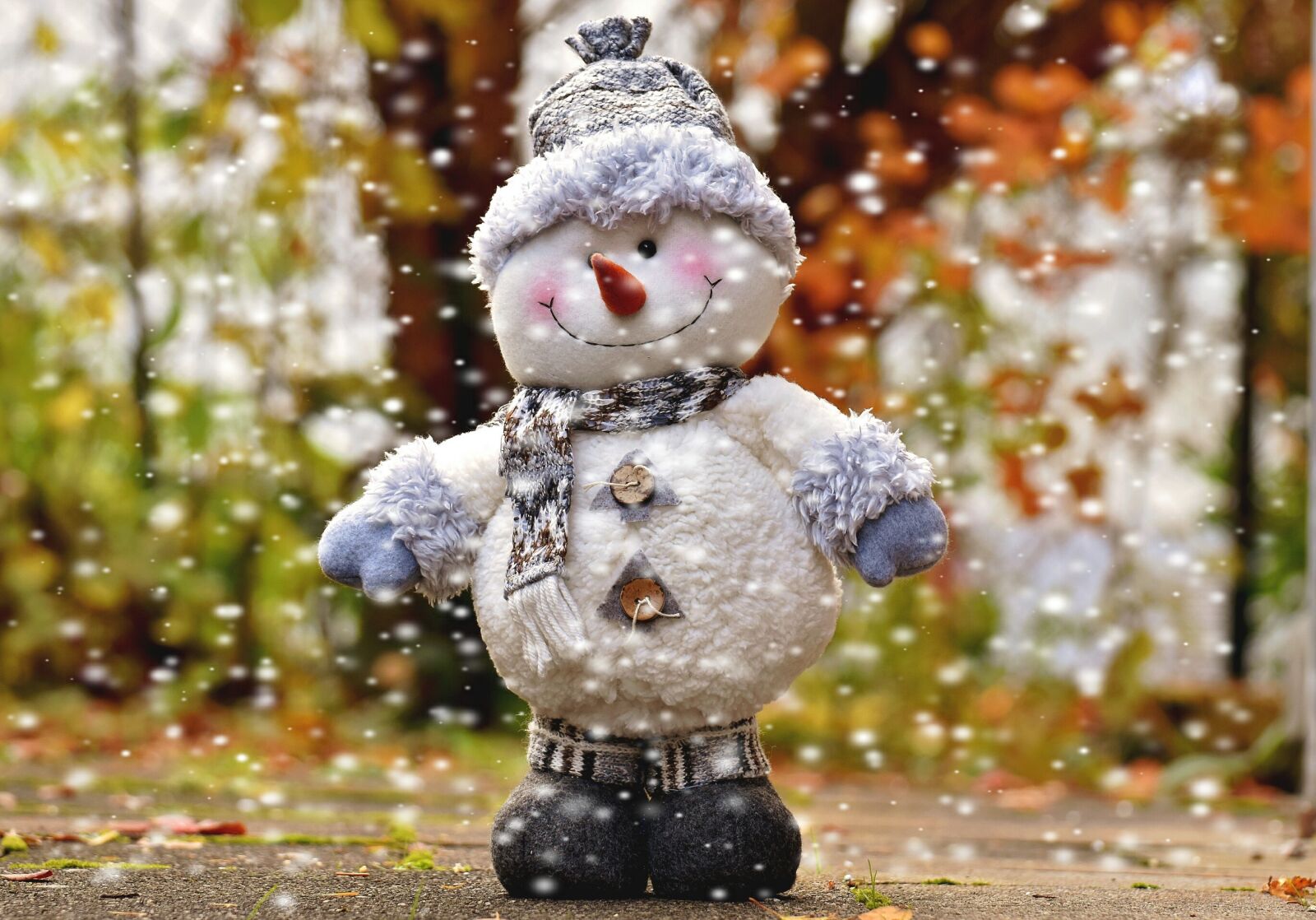 Nikon D7200 sample photo. Snowman, figure, snow photography