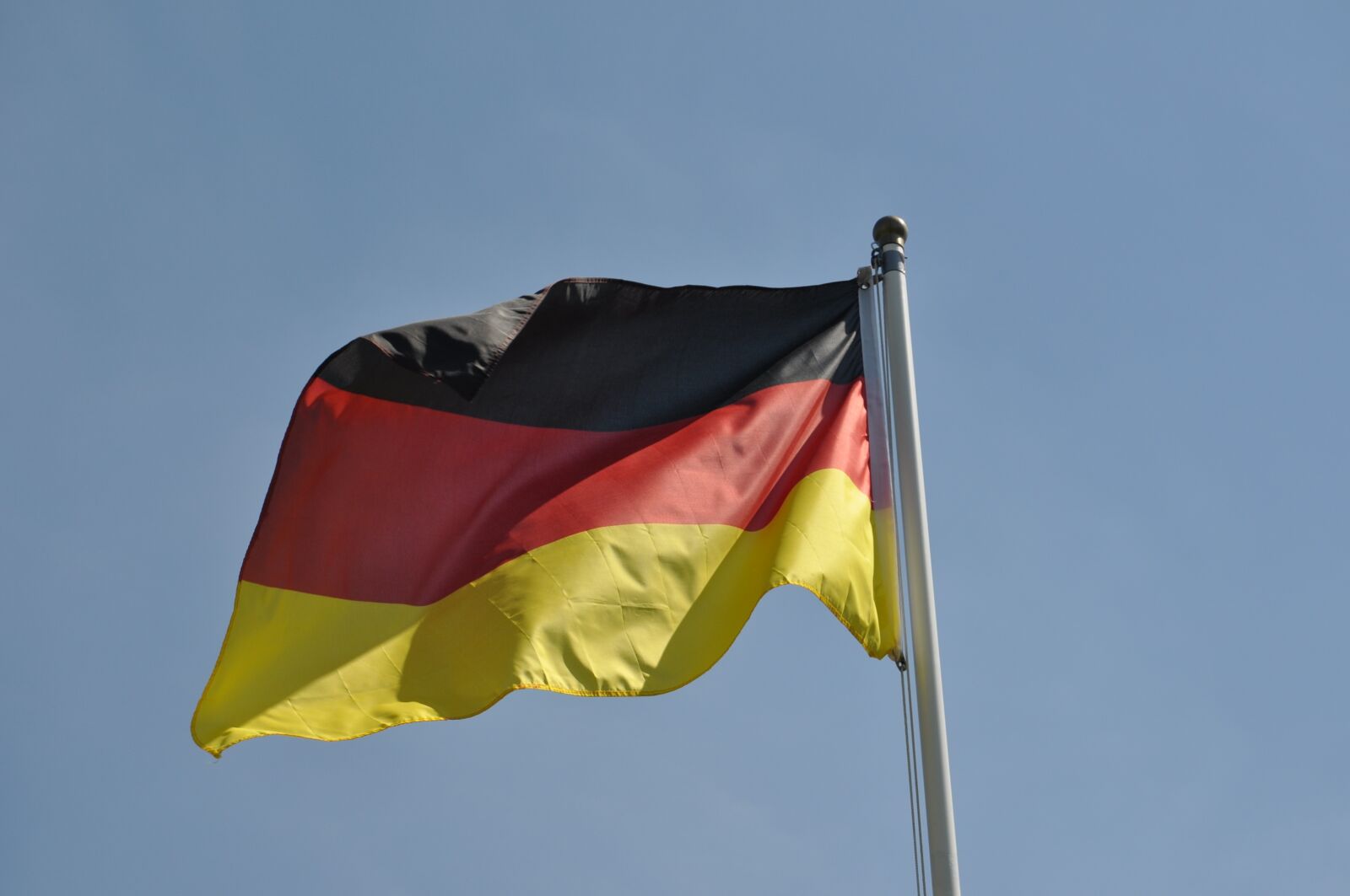Nikon D5000 sample photo. Flag, germany, black red photography