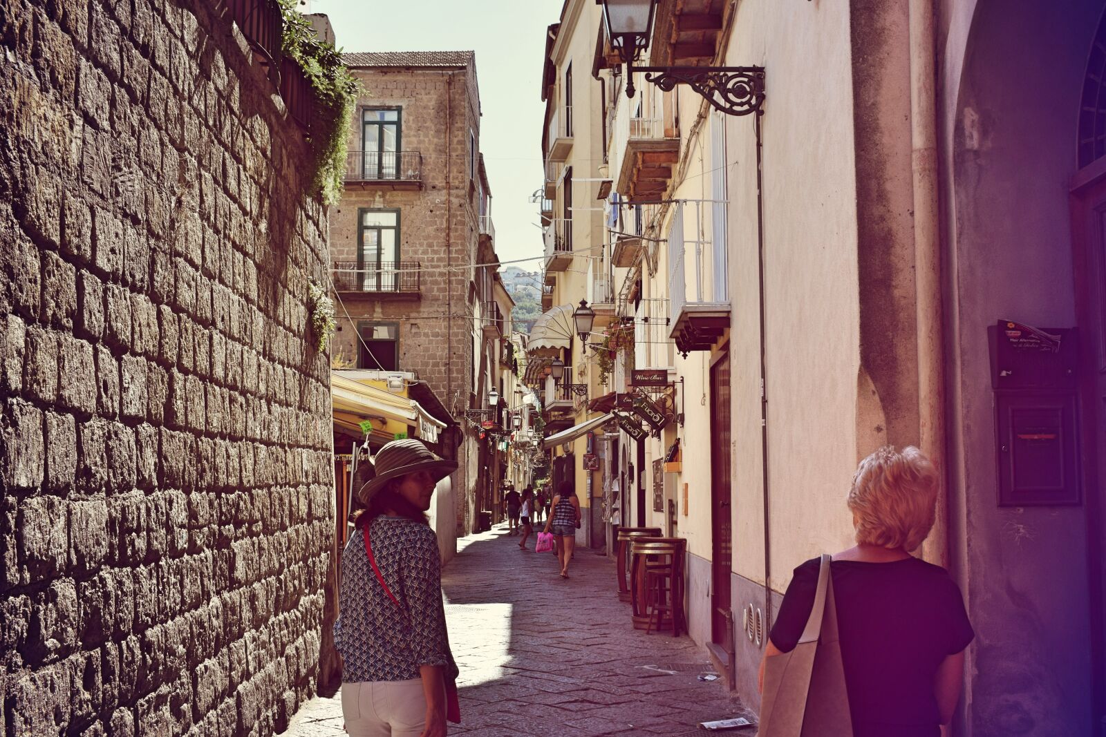 Nikon D3300 sample photo. Sorrento, streets, people photography