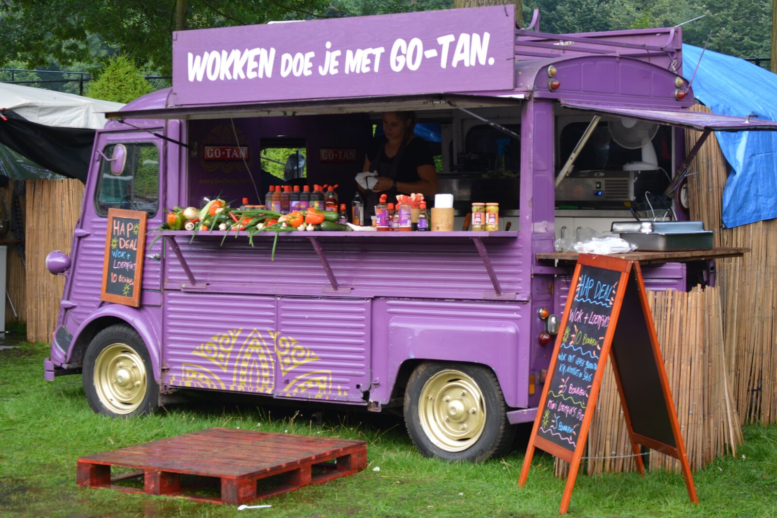Nikon D5200 sample photo. Food truck, power supply photography