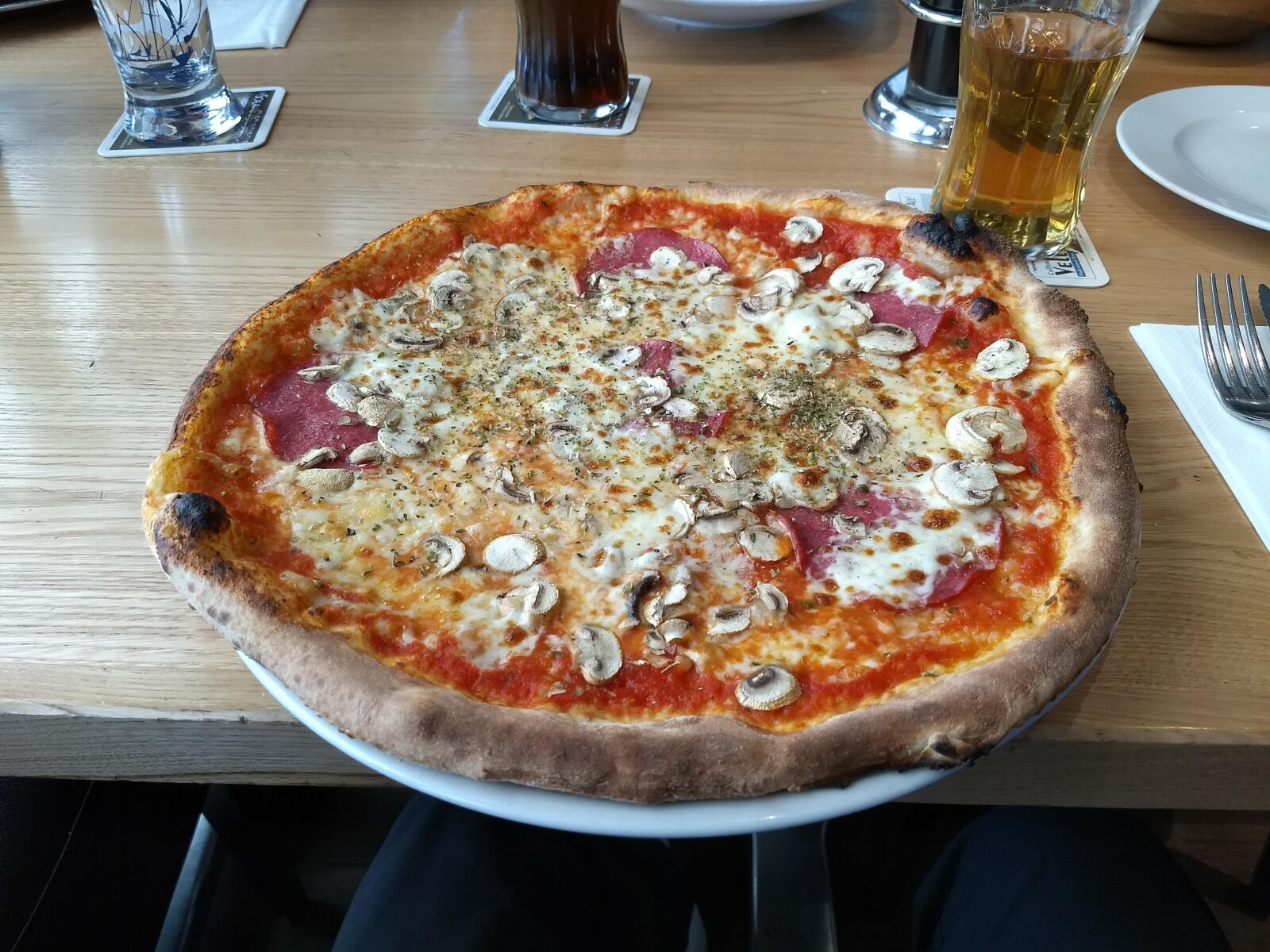 Motorola Moto G (5) Plus sample photo. Pizza, contadina, la scala photography