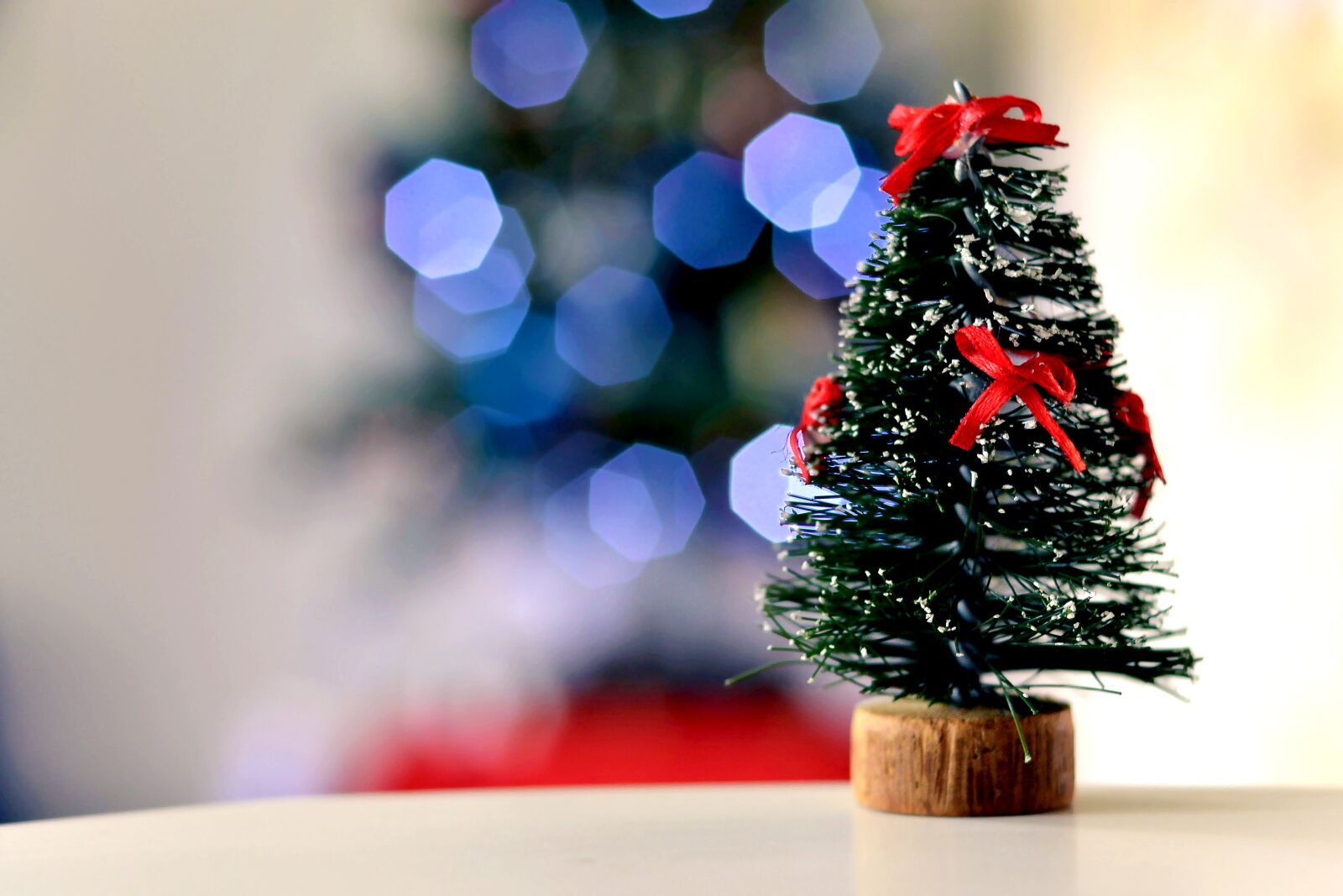 Nikon D3100 sample photo. Christmas, christmas tree, bokeh photography