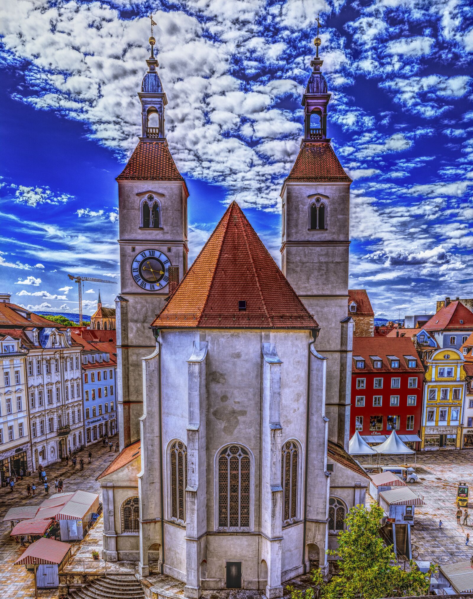 Sony a6300 + Sigma 30mm F2.8 EX DN sample photo. Steeple, church, building photography