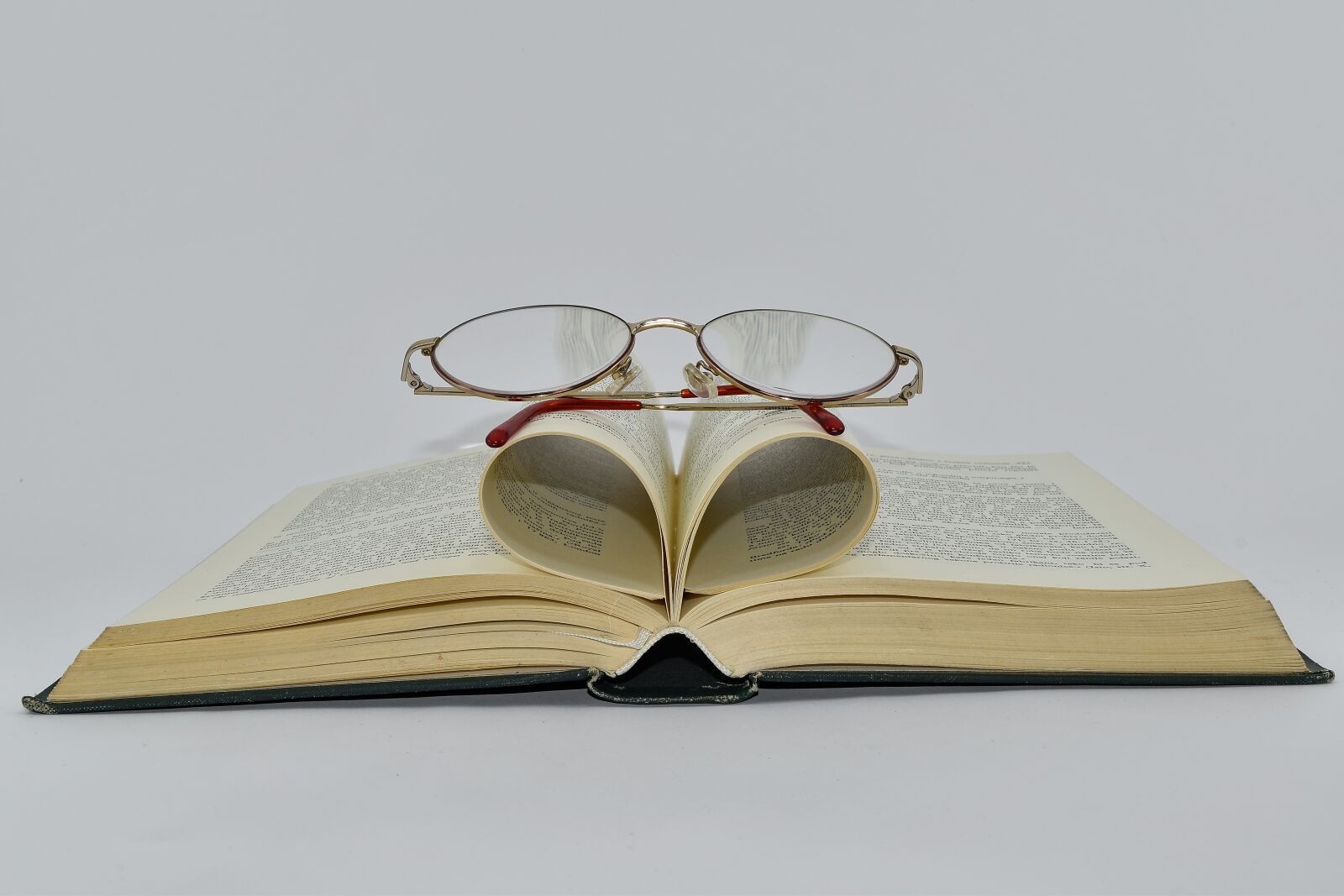 Nikon D5500 sample photo. Book, eyeglasses, upper surface photography