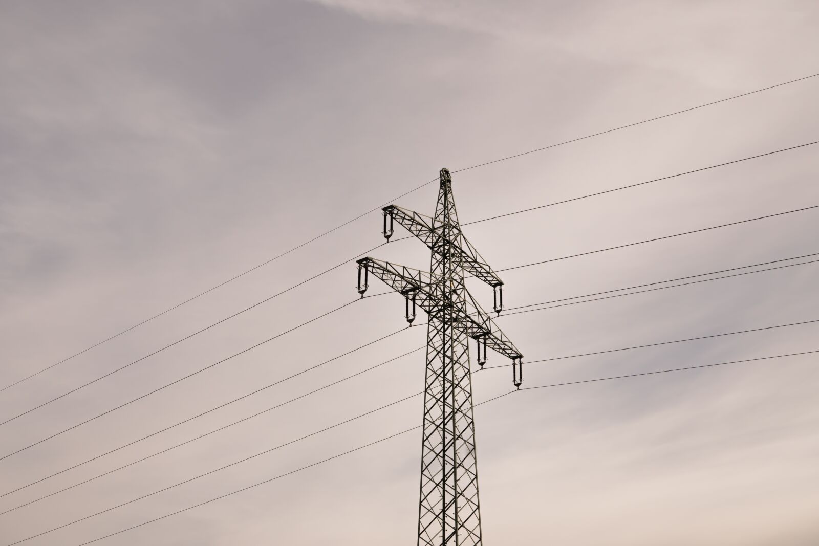 Sony a6300 sample photo. Strommast, power line, current photography