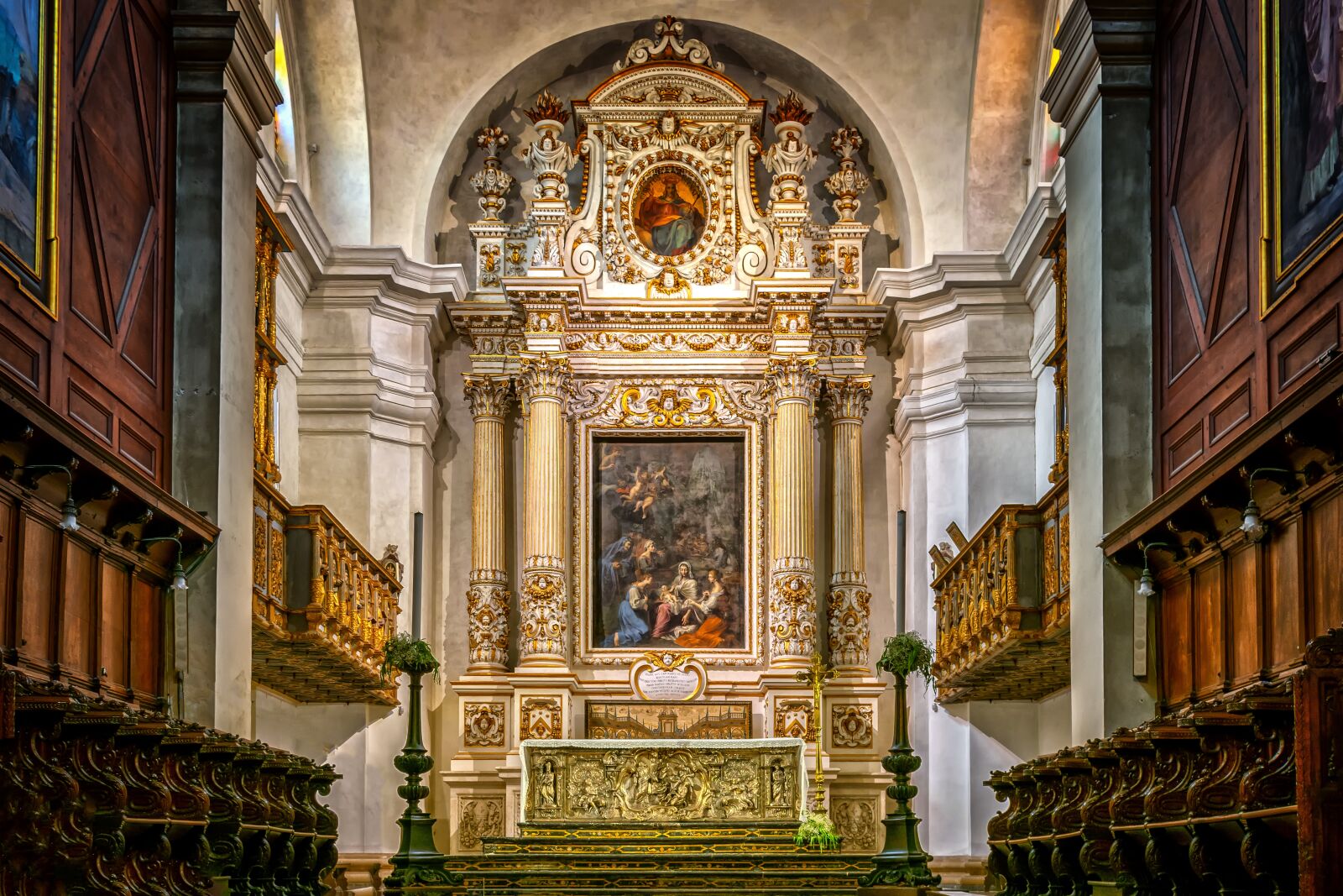 Nikon D3300 sample photo. Cathedral, altar, church photography