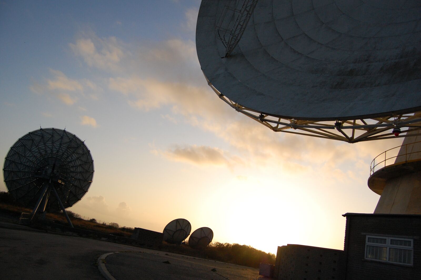 Nikon D40 sample photo. Goonhilly satellite station, cornwall photography