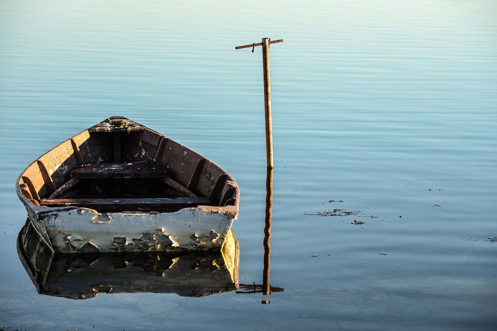 Nikon D600 sample photo. Peeling, boat, moar photography