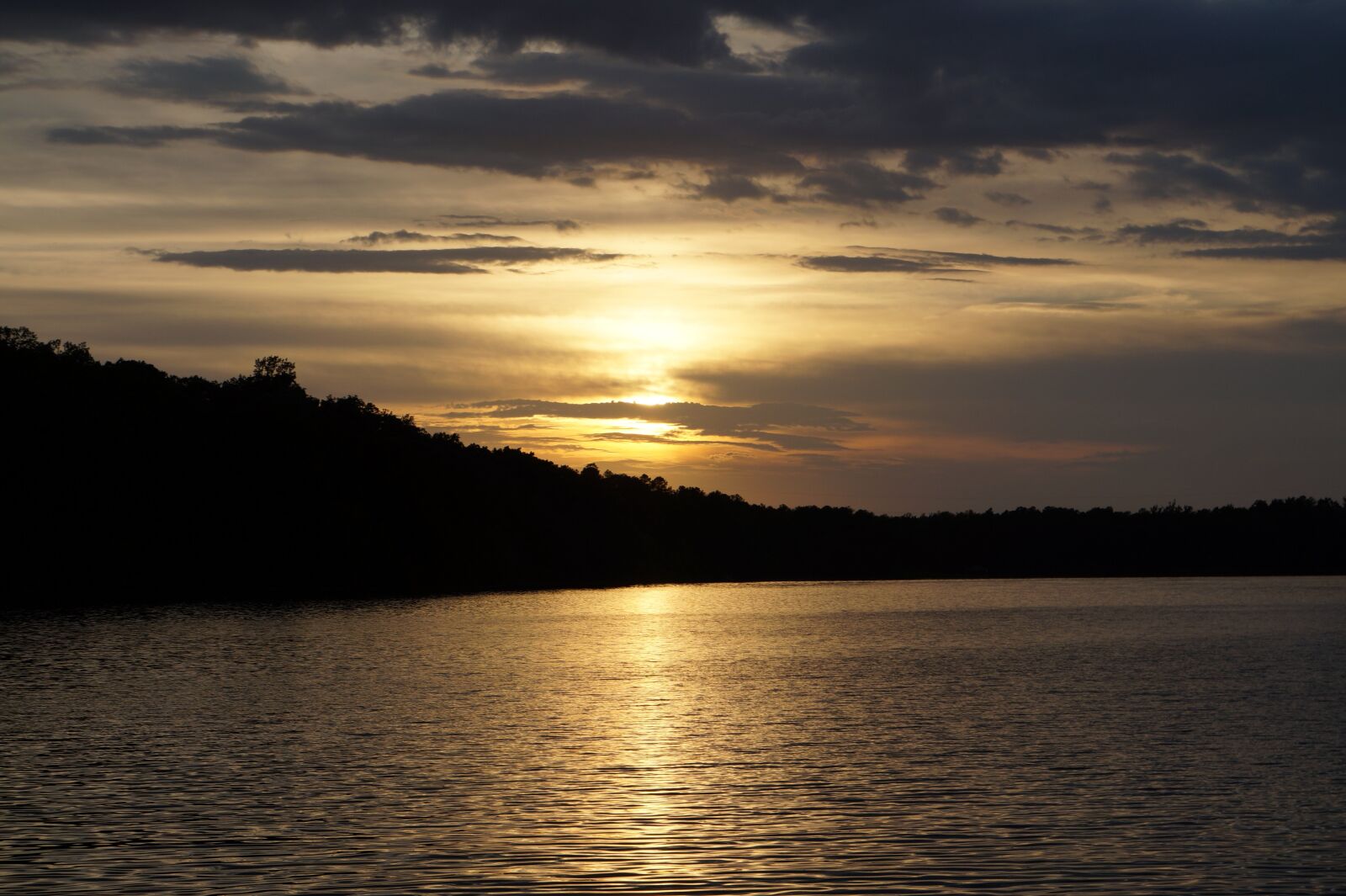 Sony Alpha a3000 + Sony E 18-55mm F3.5-5.6 OSS sample photo. Sunset, virginia, lake photography