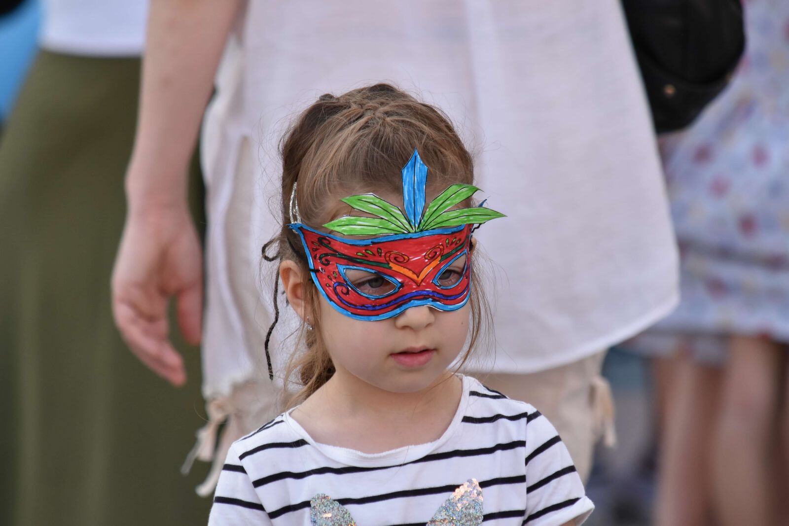 Nikon D5500 sample photo. Colorful, costume, face, mask photography