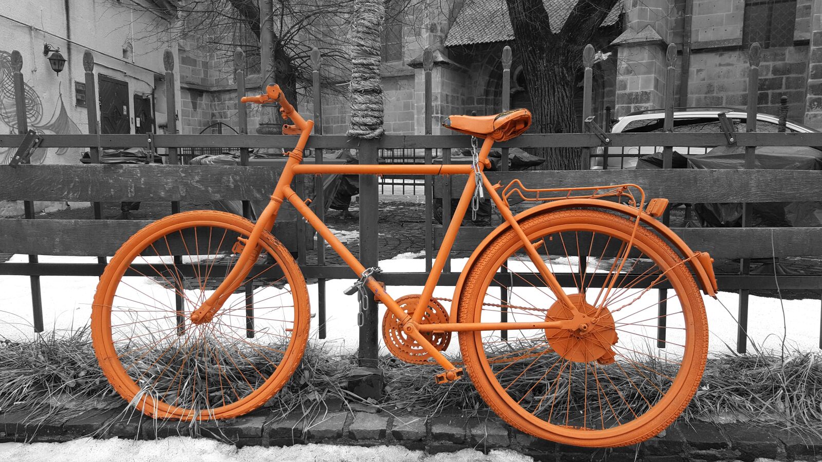 Samsung Galaxy Note5 sample photo. Vintage bike, bike, old photography