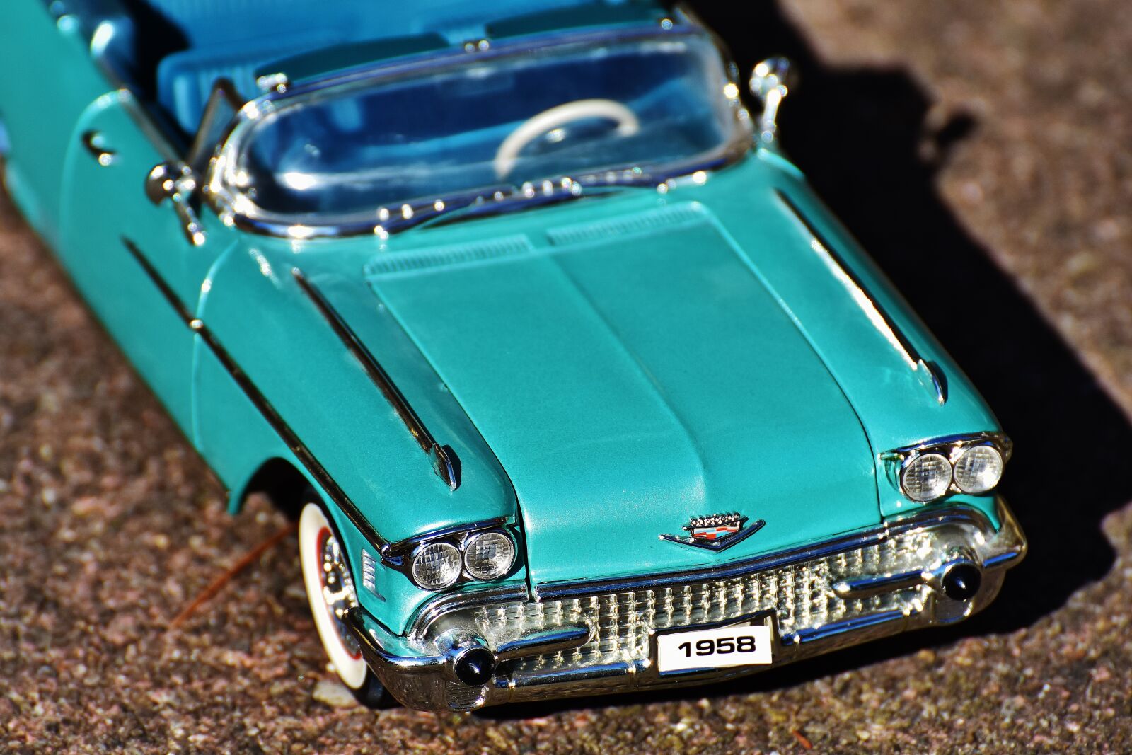 Nikon D7200 sample photo. Cadillac, 1958, model car photography