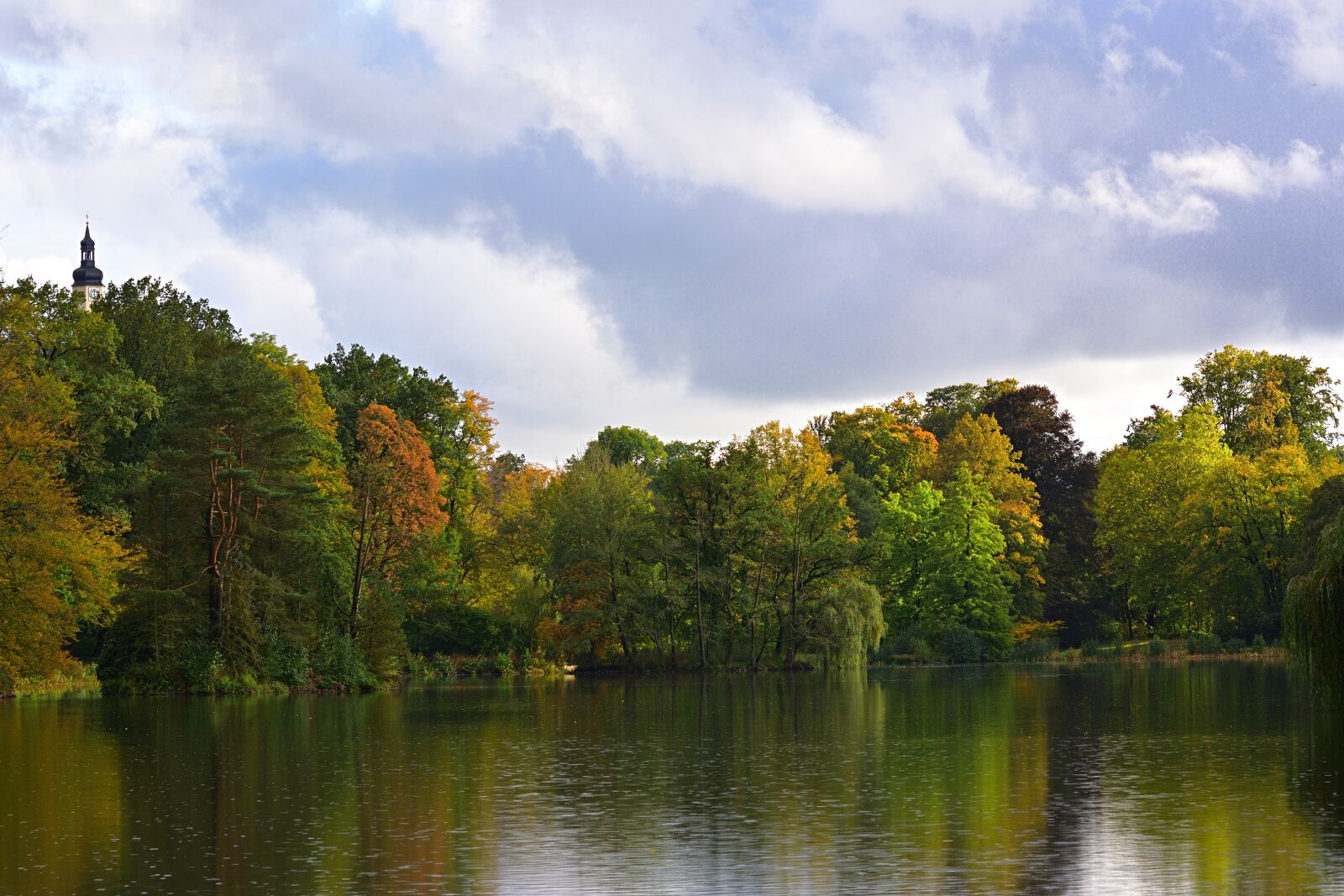 Nikon D5200 sample photo. Park, park lake, thuringia photography