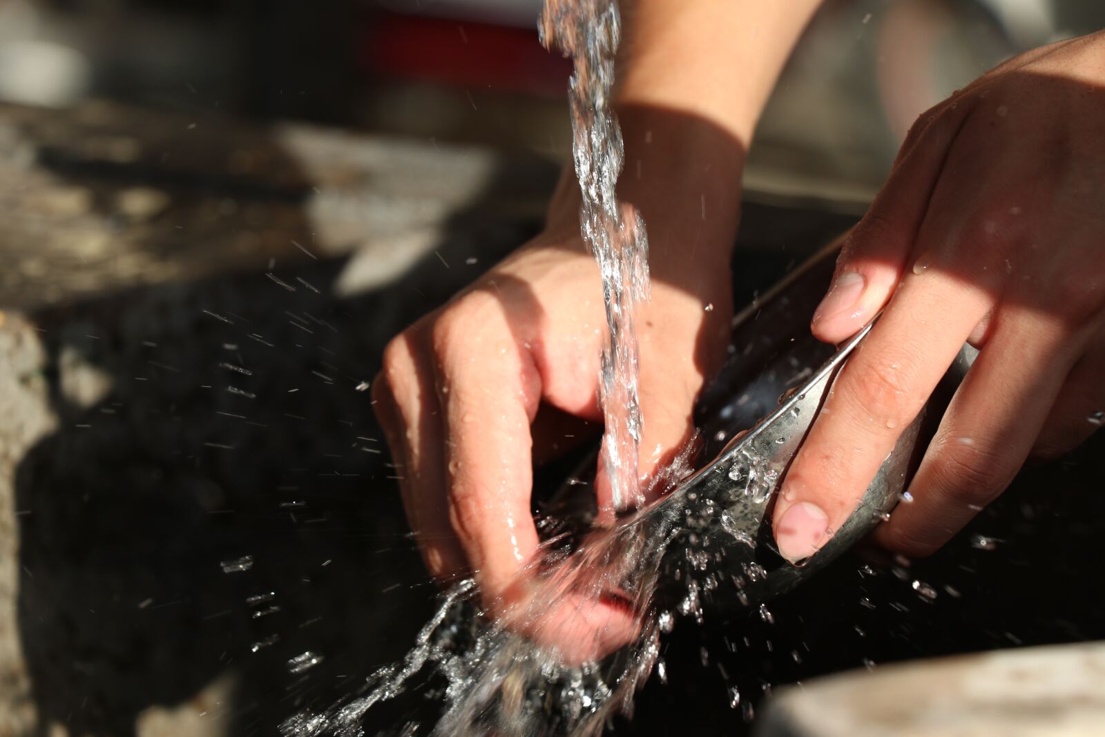 Canon EOS 80D sample photo. Water flow, static, wash photography