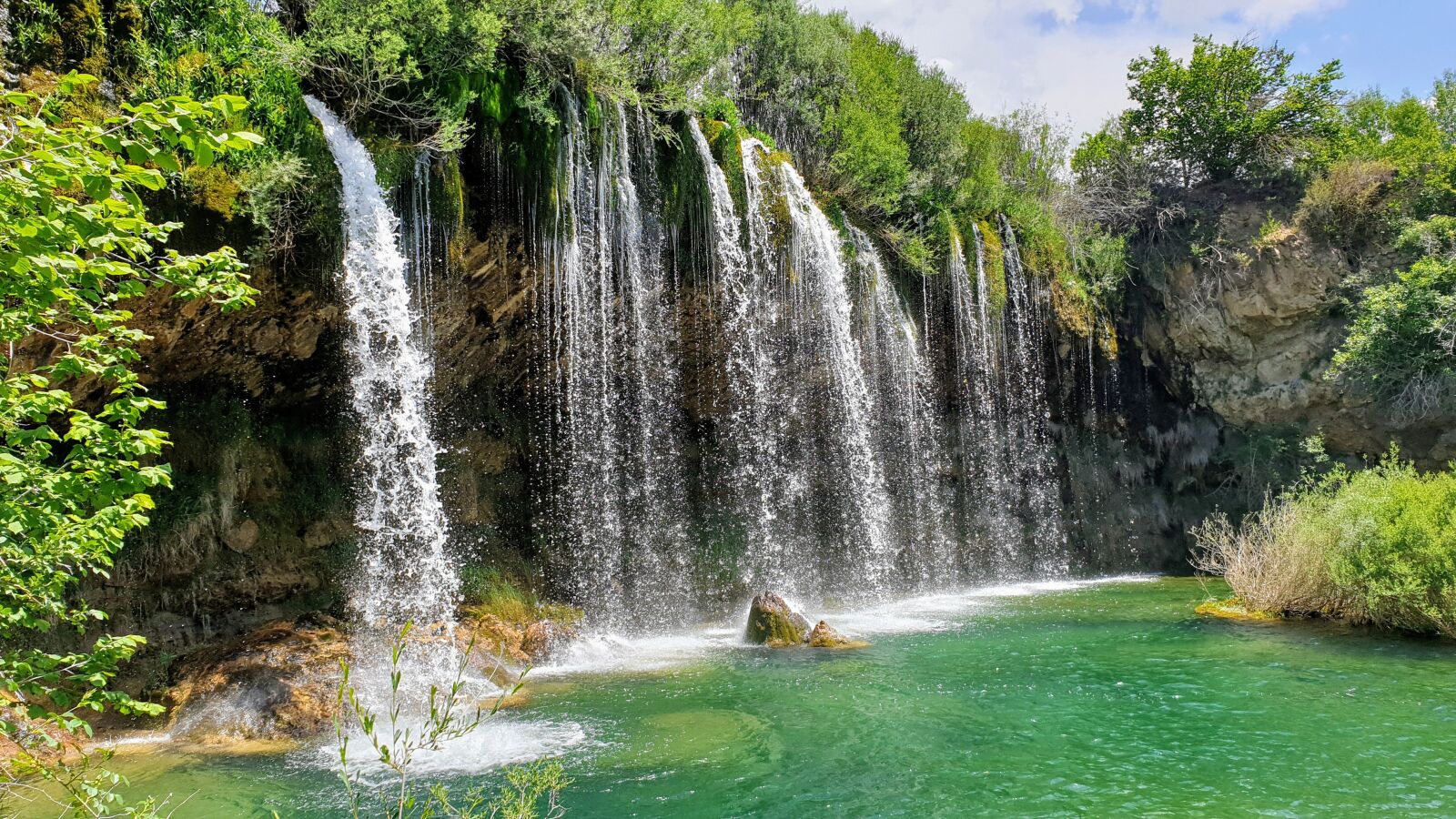 Samsung Galaxy S9+ sample photo. Arroyo del molino, waterfall photography