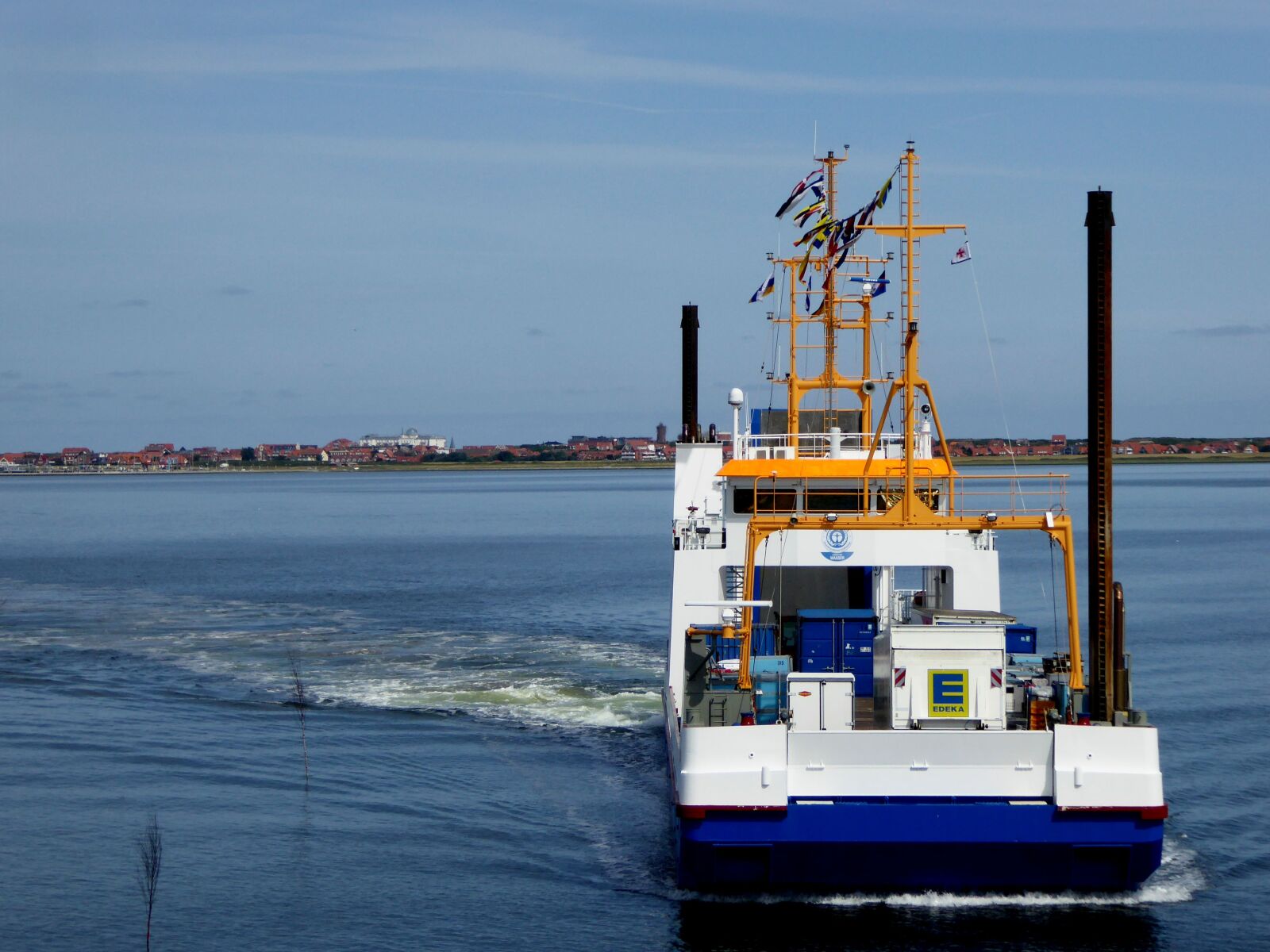 Panasonic DMC-TZ61 sample photo. Island of juist, ferry photography