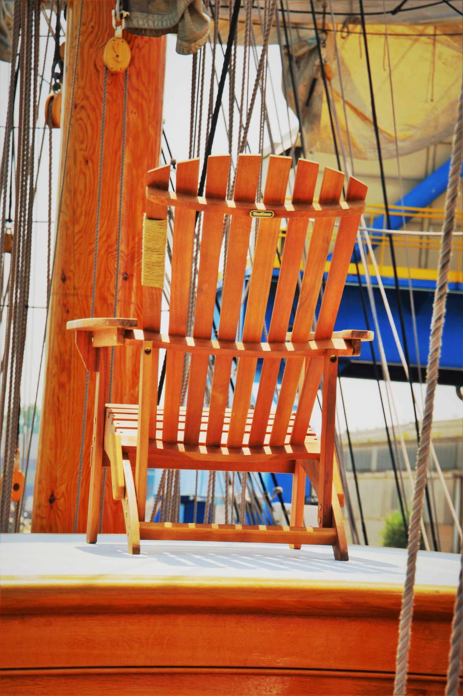 Nikon D3200 sample photo. Mast, strings, ship photography