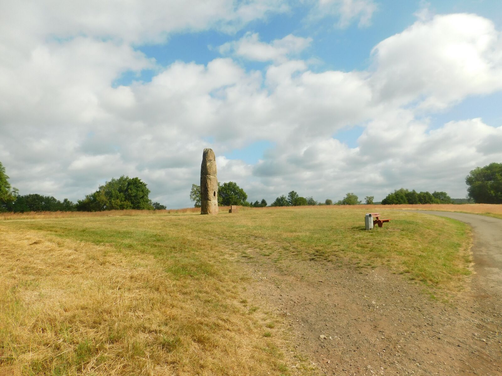 Nikon Coolpix B500 sample photo. Gollenstein, menhir, megalith photography