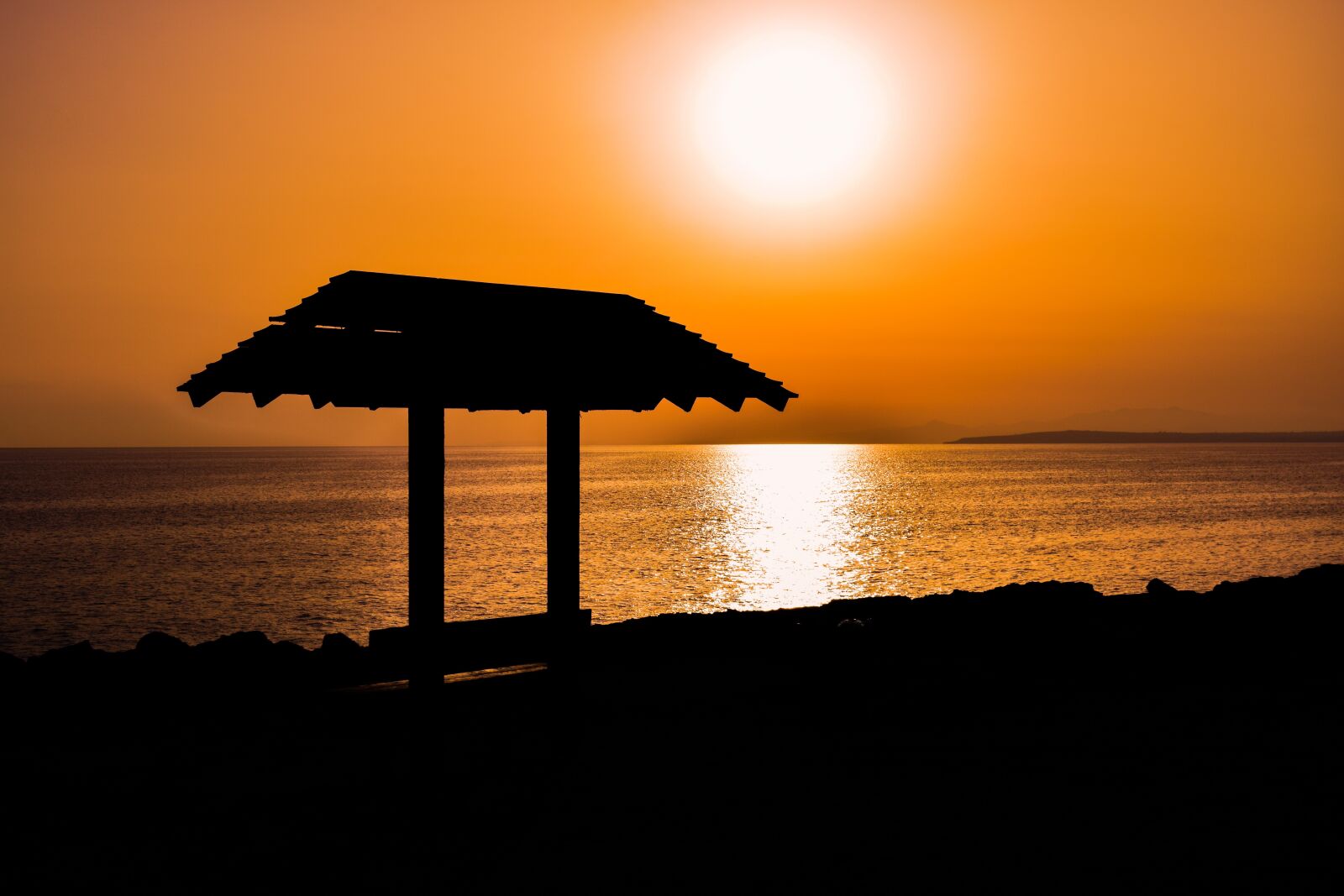 Nikon D3300 sample photo. Sunset, sun, sea photography