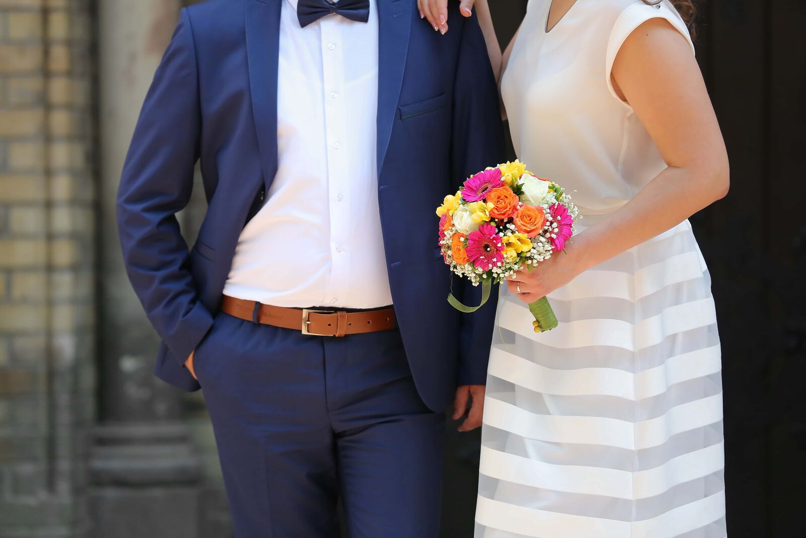 Canon EOS 5D Mark III sample photo. Gentleman, bowtie, bride, groom photography