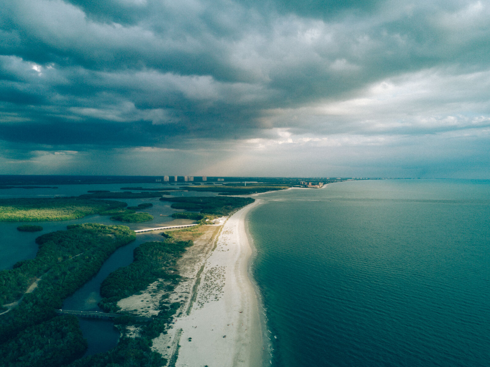 DJI FC220 sample photo. Aerial, beach, clouds, daylight photography
