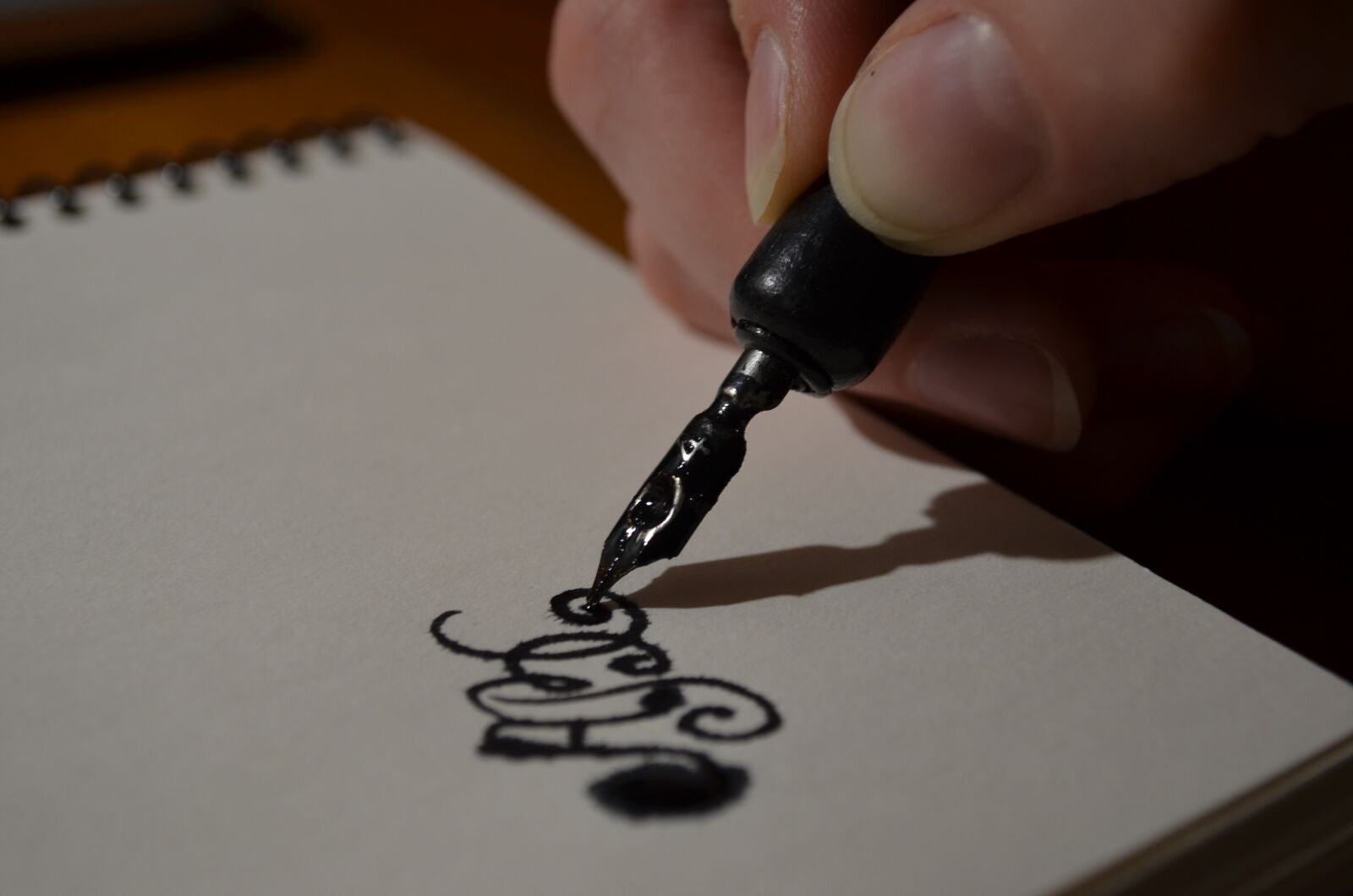 Nikon D5100 sample photo. Pen, hand, figure photography