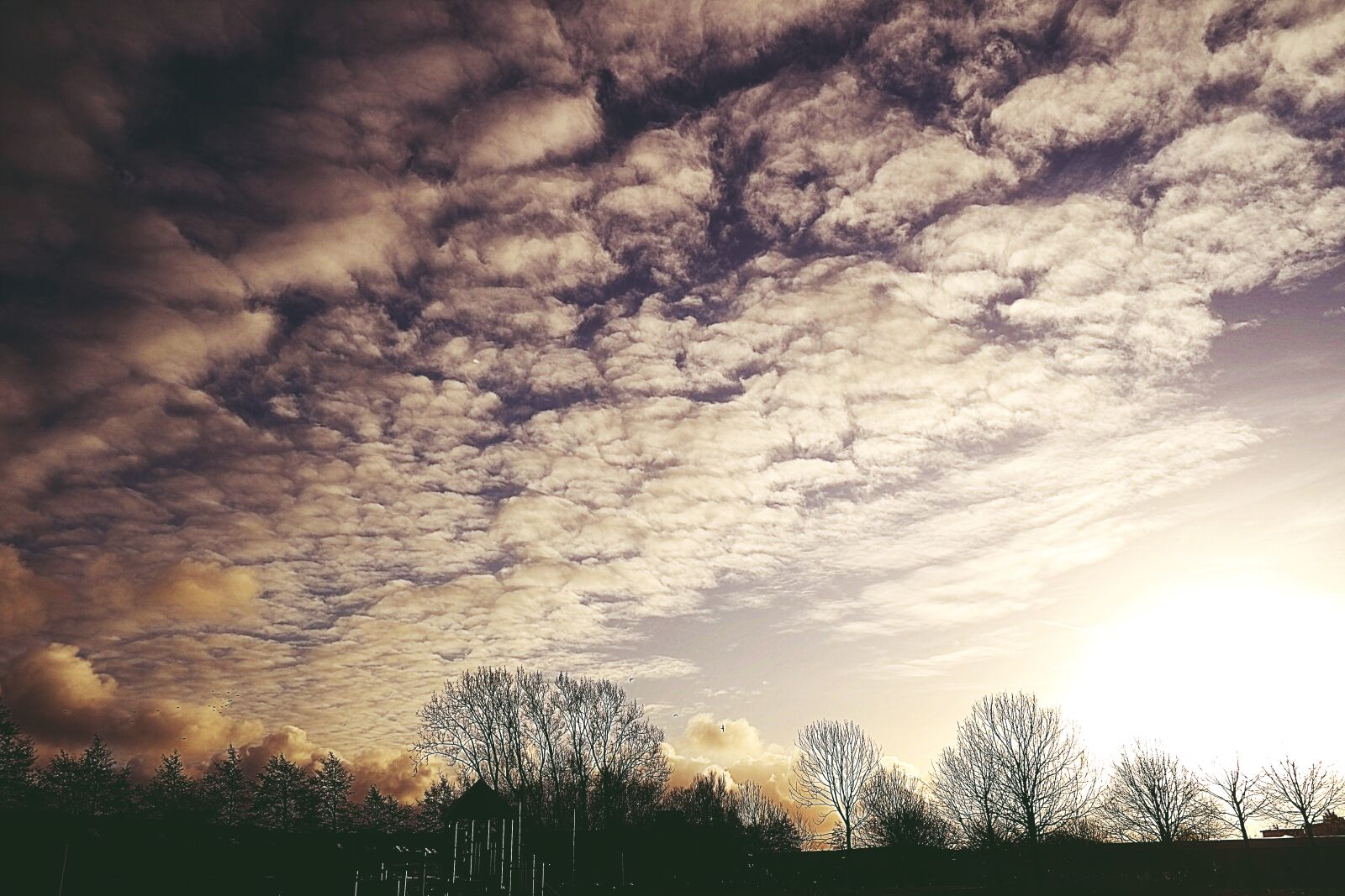 Samsung NX300 sample photo. Backlit, clouds, dark, dawn photography