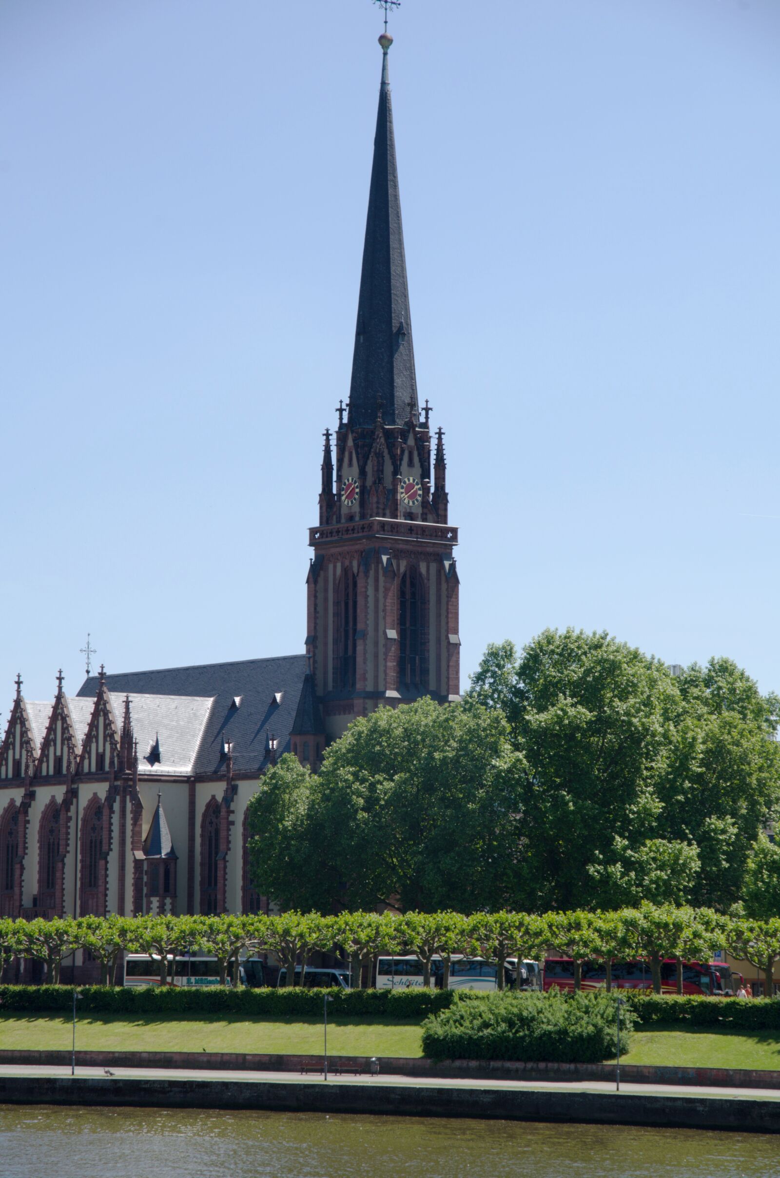 Pentax K-50 sample photo. Church, river, main photography