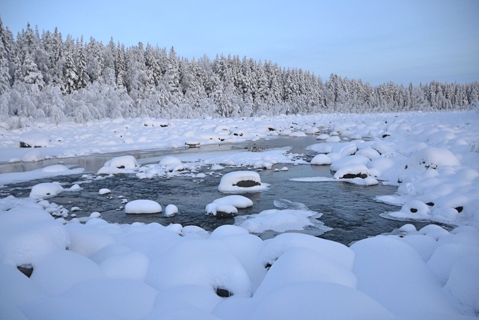 Nikon D3100 sample photo. Winter, lapland, sweden photography