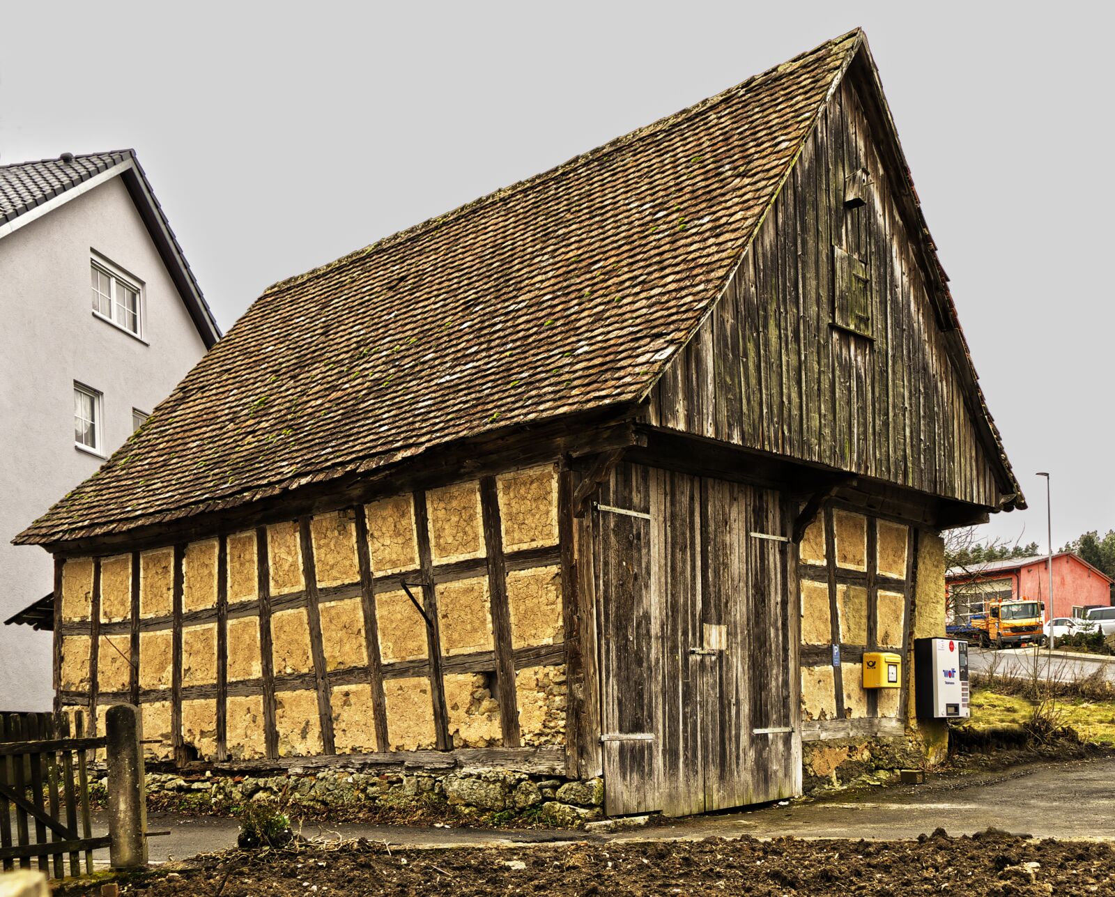 Panasonic Lumix DMC-FZ1000 sample photo. Barn, fachwerkhaus, old photography
