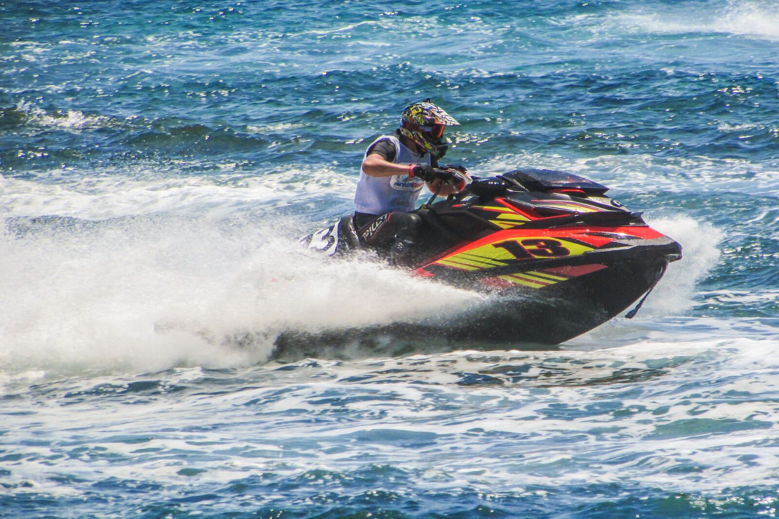 Canon PowerShot SX400 IS sample photo. Jet ski, sport, speed photography