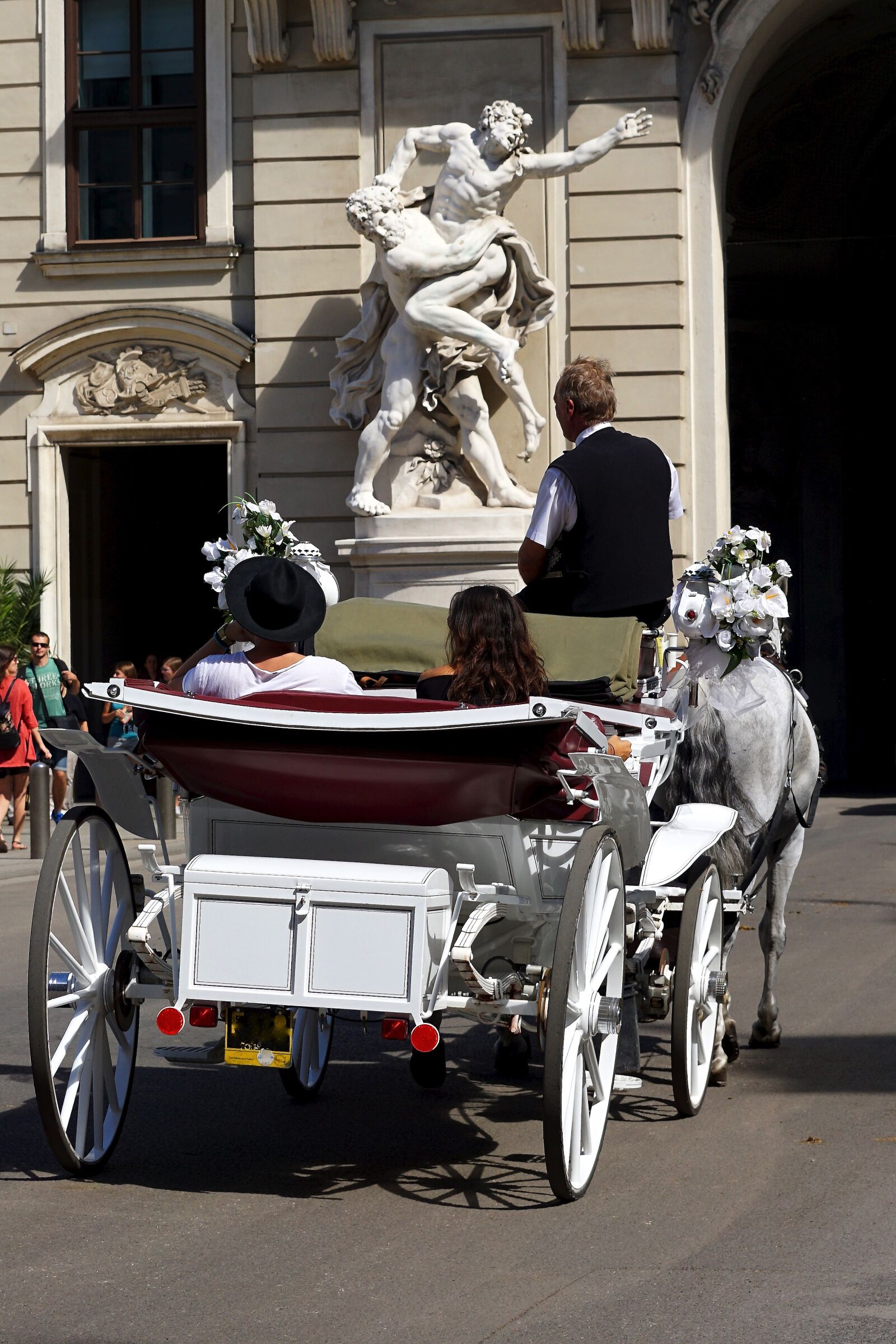 Sony DT 55-300mm F4.5-5.6 SAM sample photo. Vienna, horse drawn carriage photography