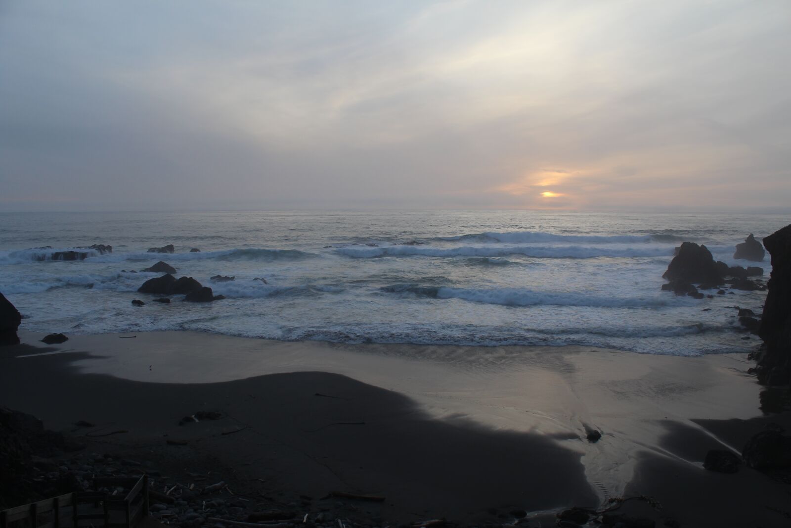 Canon EOS 100D (EOS Rebel SL1 / EOS Kiss X7) sample photo. Sunset, ocean, nature photography