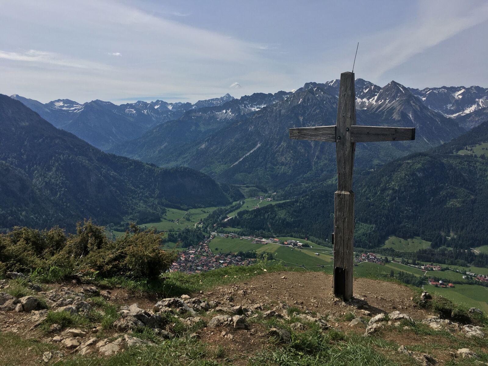 iPhone SE back camera 4.15mm f/2.2 sample photo. Summit cross, mountain, mountains photography