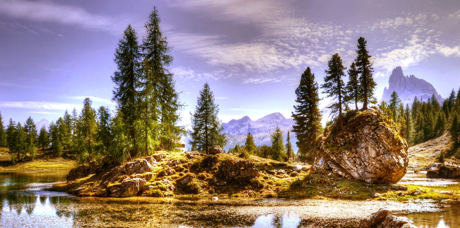 Nikon D3100 sample photo. Lago federa, dolomites, landscape photography