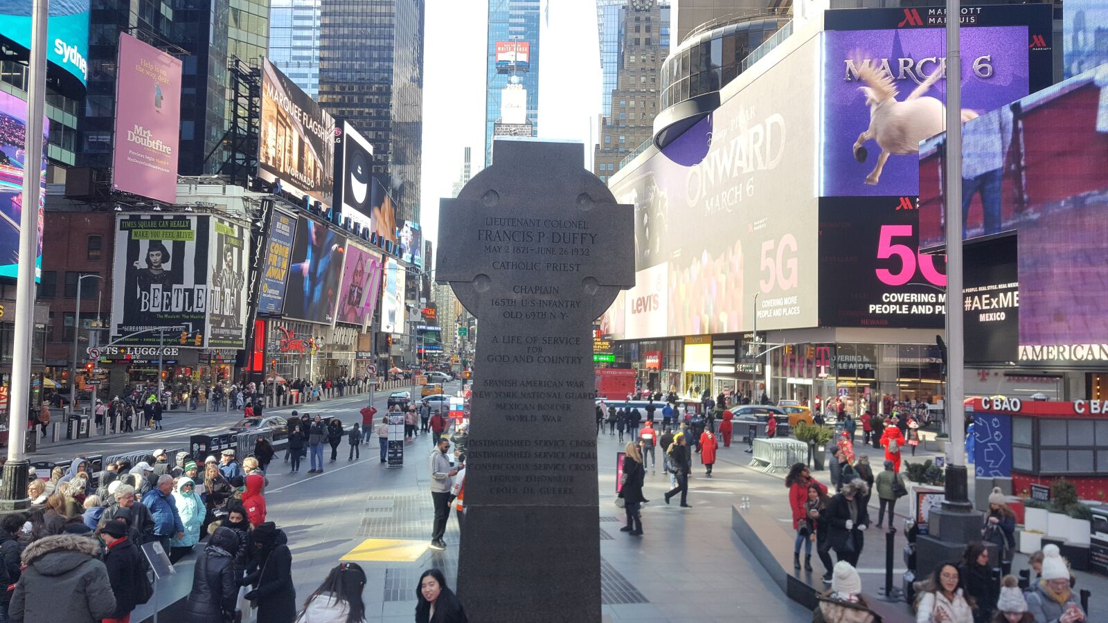 Samsung Galaxy Note5 sample photo. Time square, nyc, usa photography