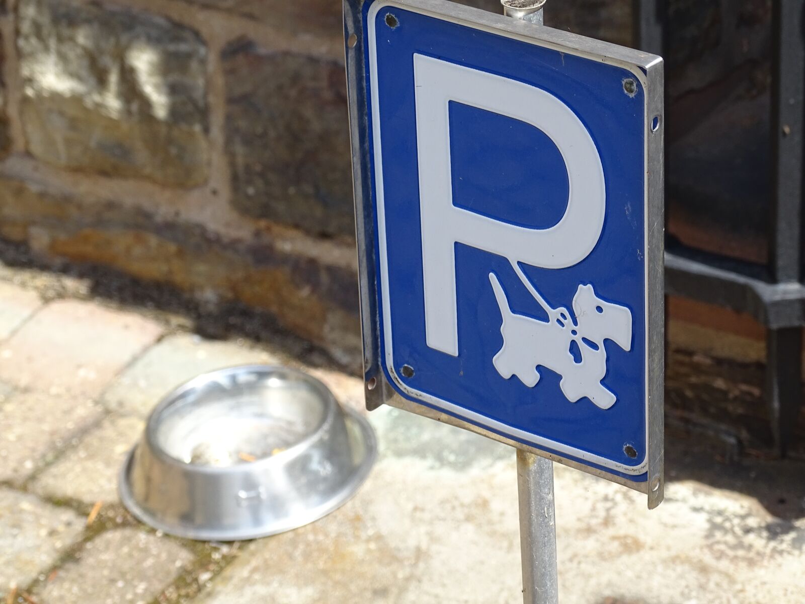 Sony Cyber-shot DSC-HX400V sample photo. Dog, bowl, trough photography