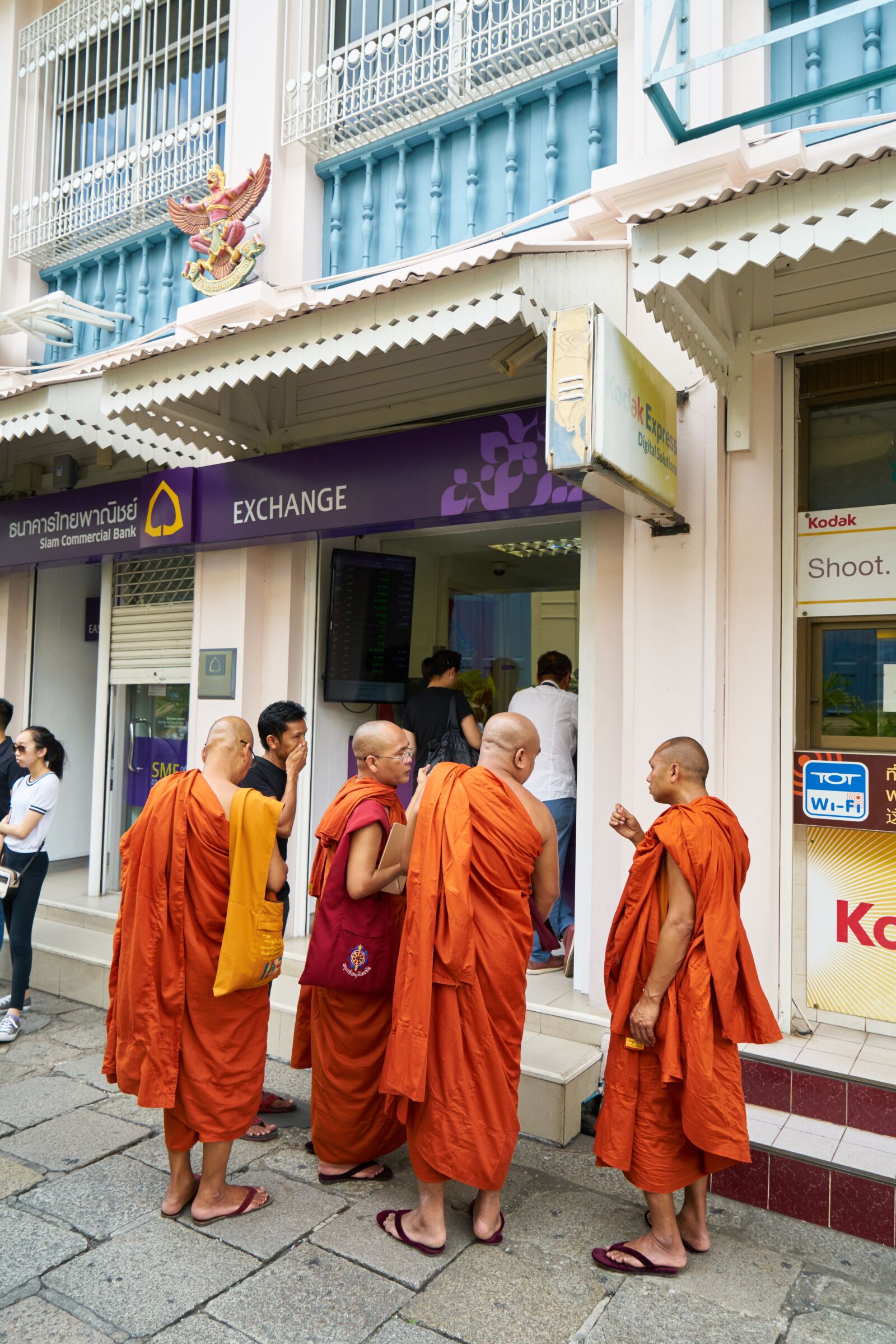 Sony a7R II sample photo. Buddhist, orange, male photography