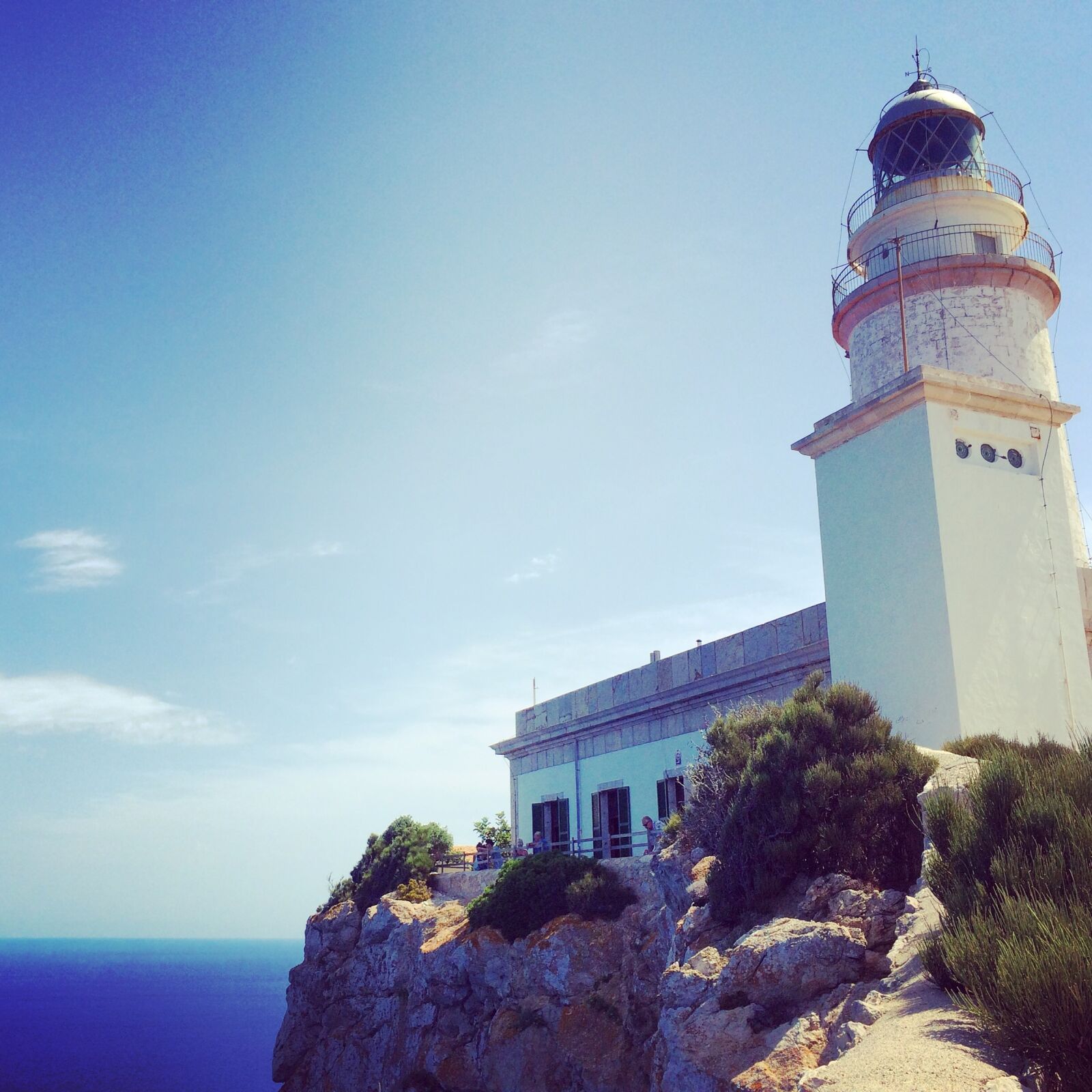 iPhone 5s back camera 4.15mm f/2.2 sample photo. Mallorca, lighthouse, cap formentor photography