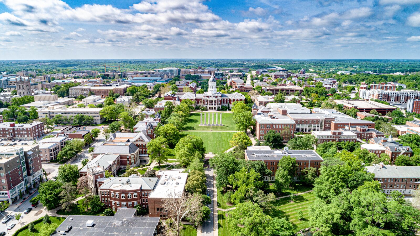 DJI FC6310 sample photo. The university of missouri photography