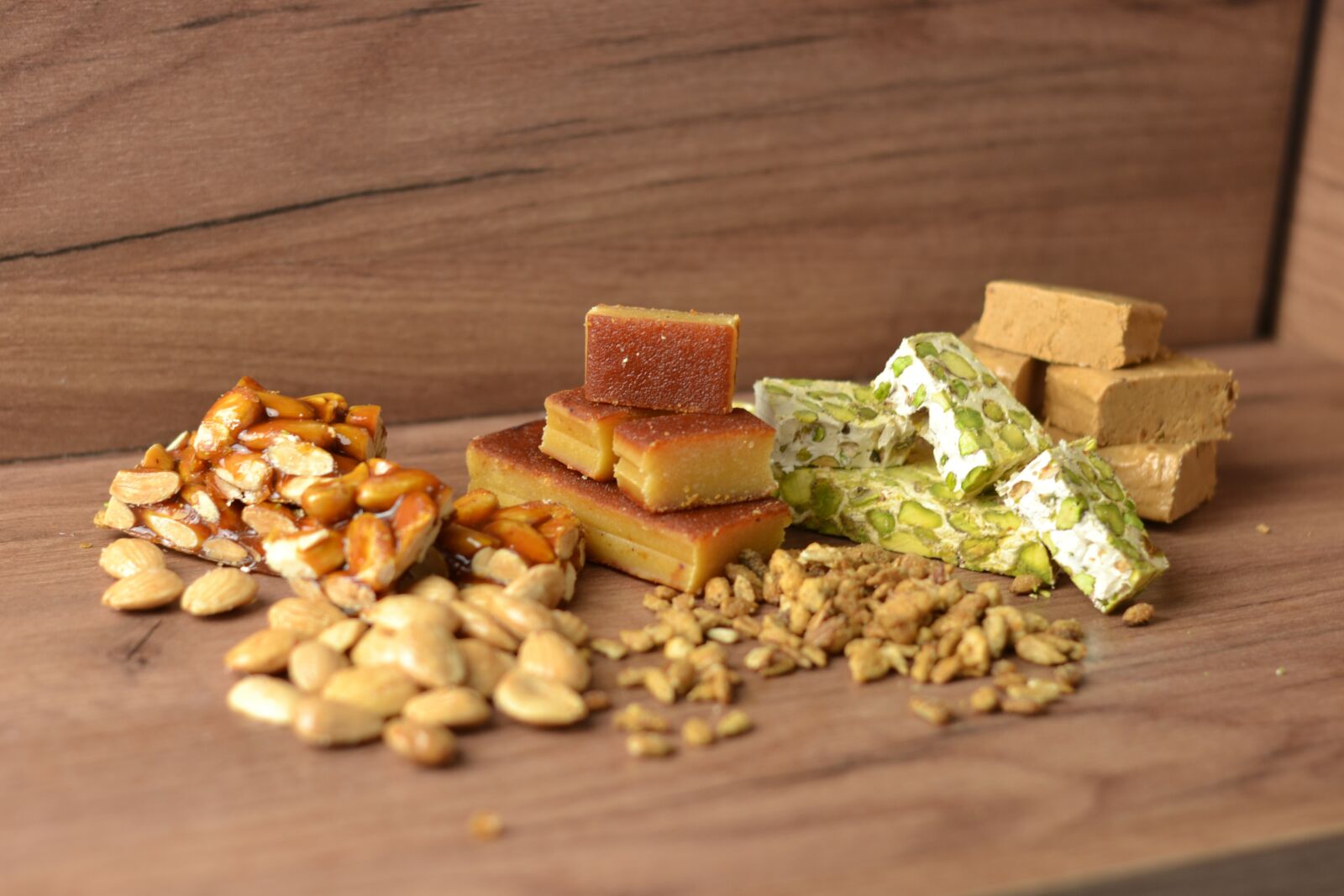 Nikon D3100 sample photo. Nougat, chocolate, delicious photography