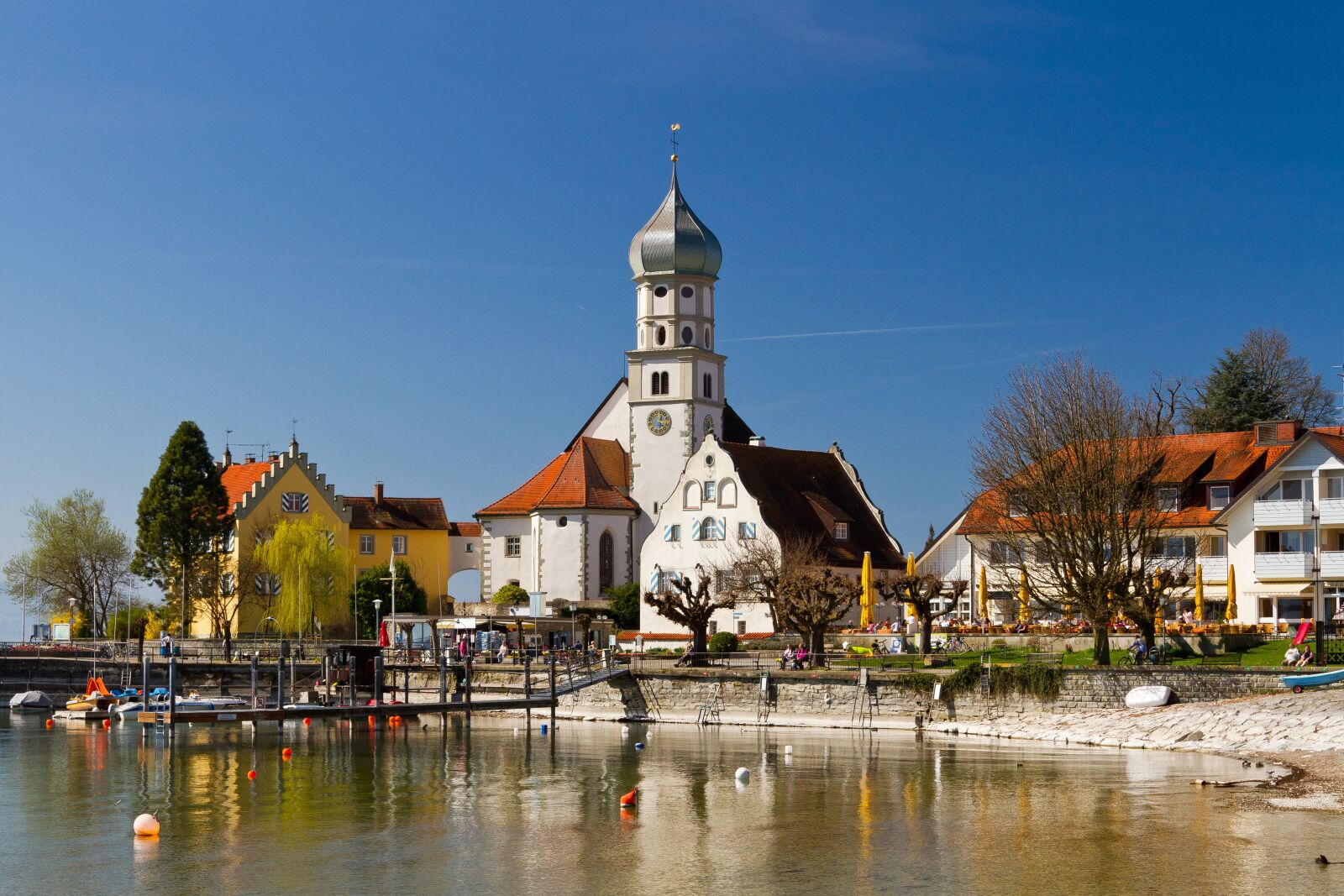 Canon EOS 7D sample photo. Wasserburg, lake constance, church photography