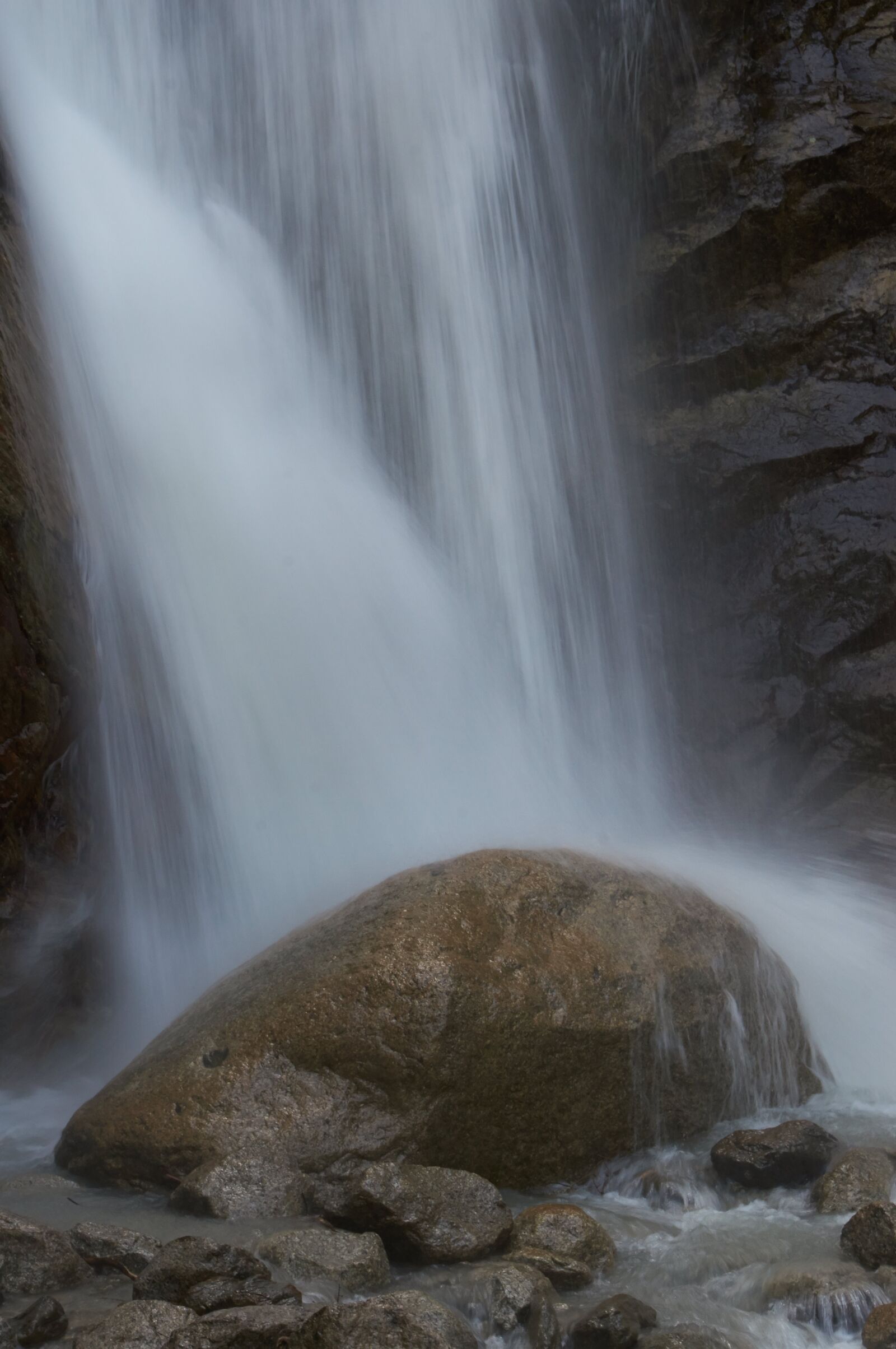 Sony Alpha NEX-6 sample photo. Waterfall, chamonix, alps photography