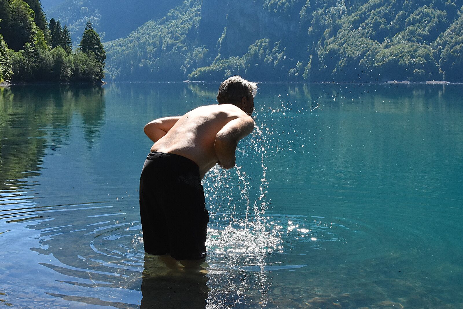 Nikon D7200 sample photo. Refreshment, lake, swim photography